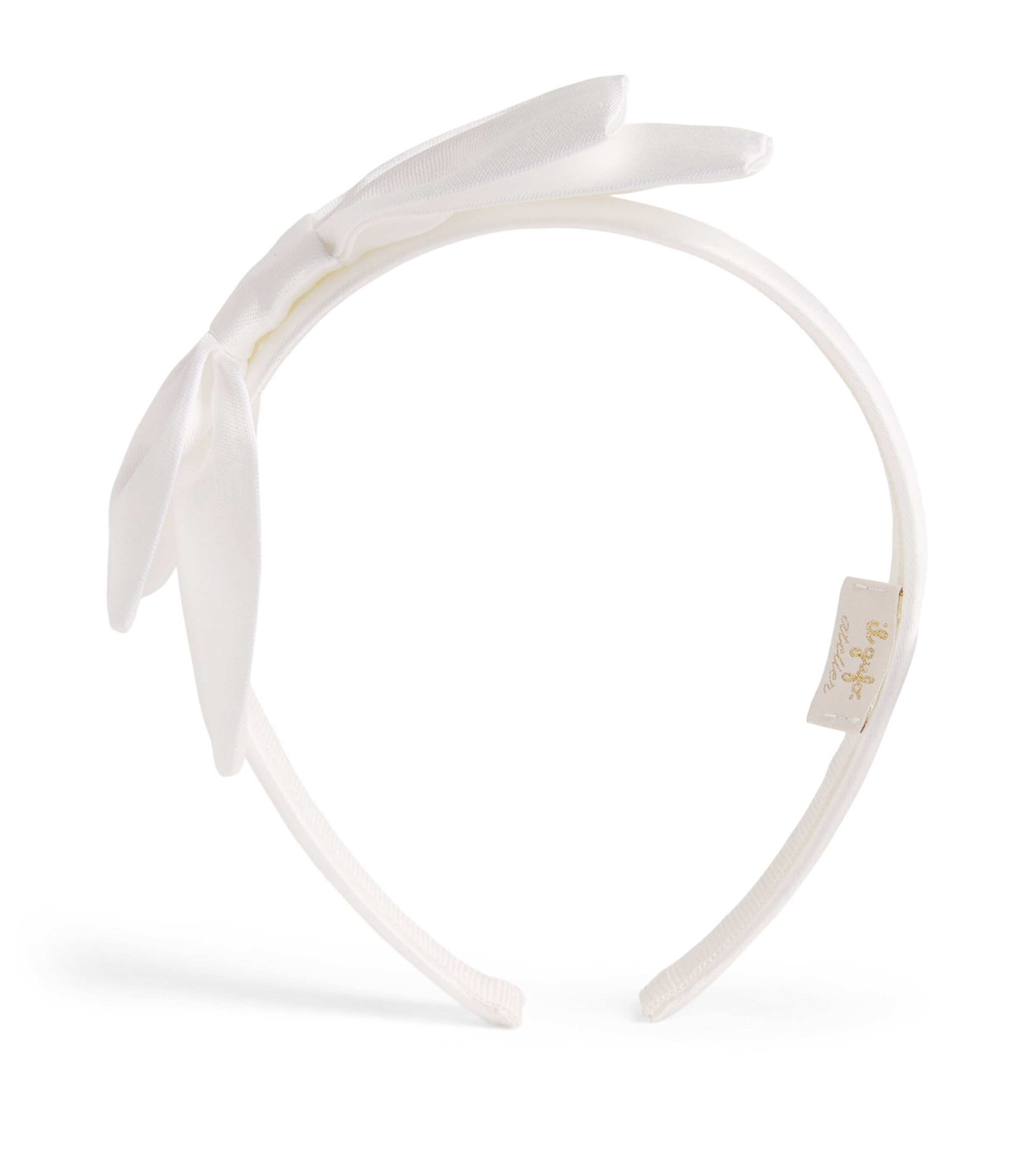 Il Gufo Bow-detail Head Band In White