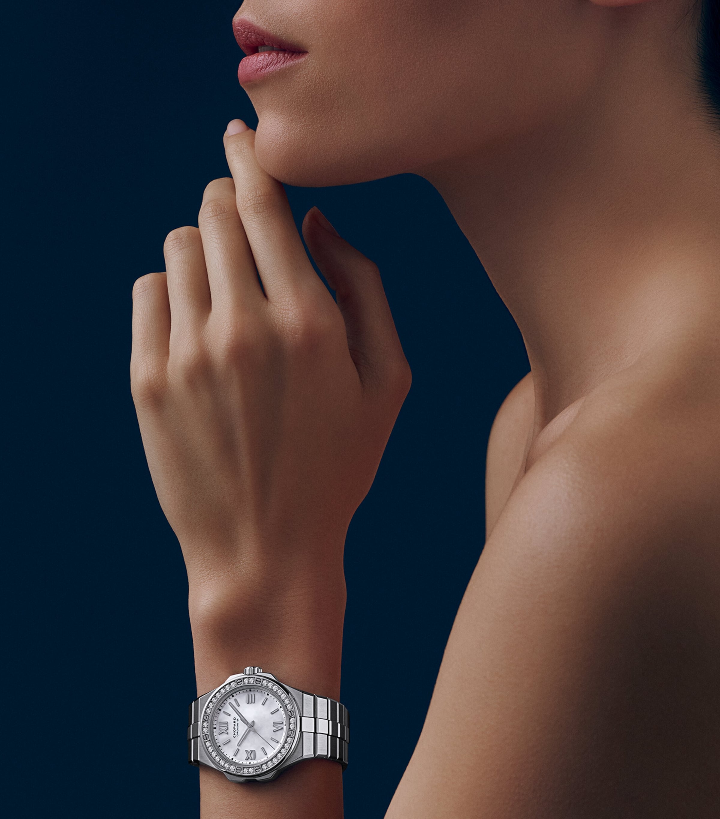 Stainless Steel and Diamond Alpine Eagle Watch 36mm STAINLESS STEEL Image 5