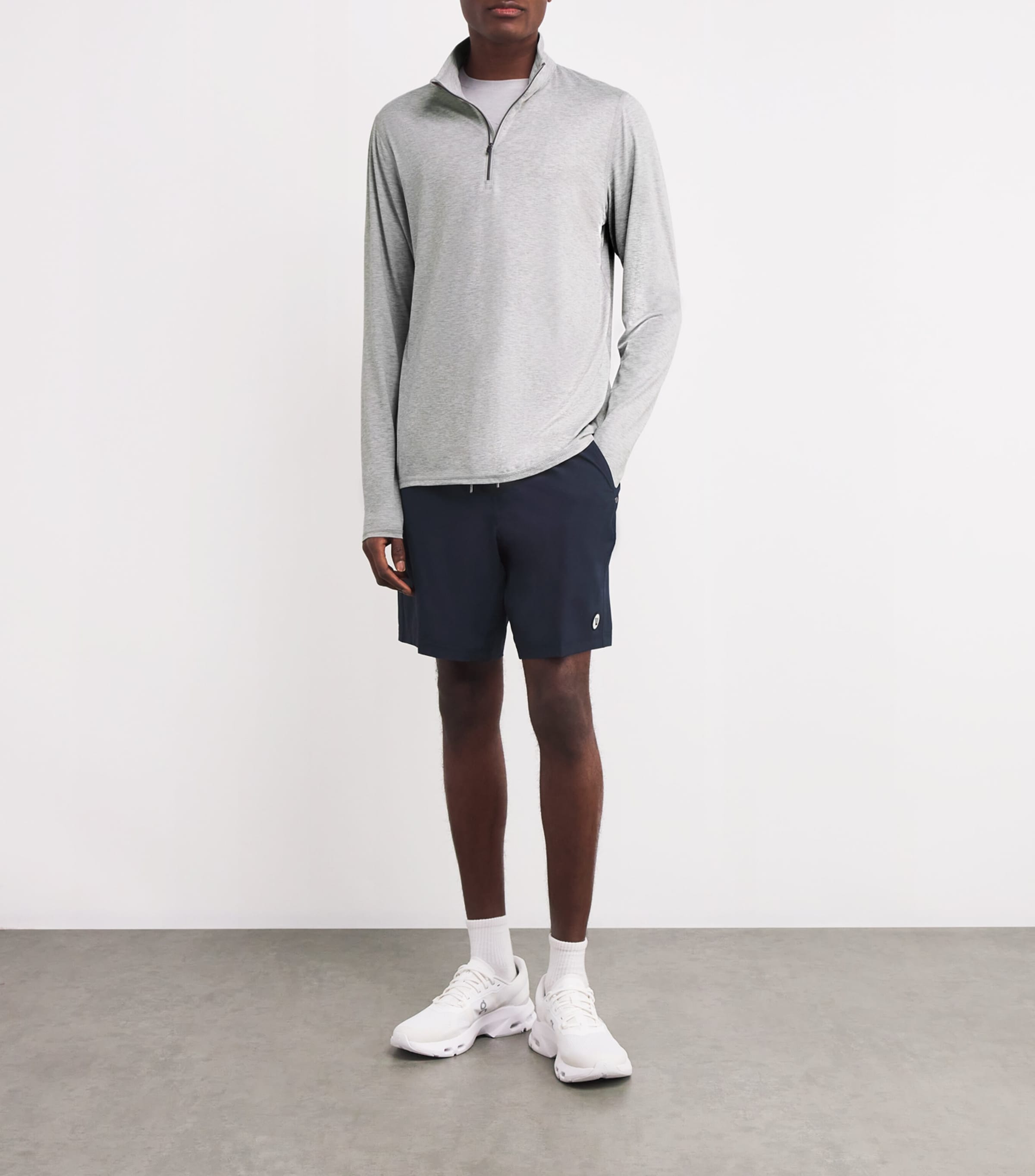Ease Performance 2.0 Half-Zip Sweatshirt HEATHER GREY Image 2