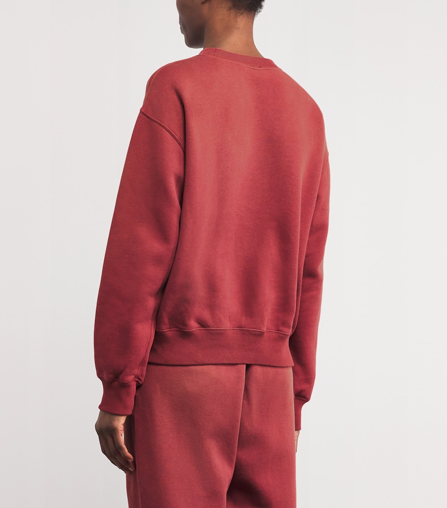 Cotton-Blend Polo Pony Sweatshirt RED SNAPPER Image 4