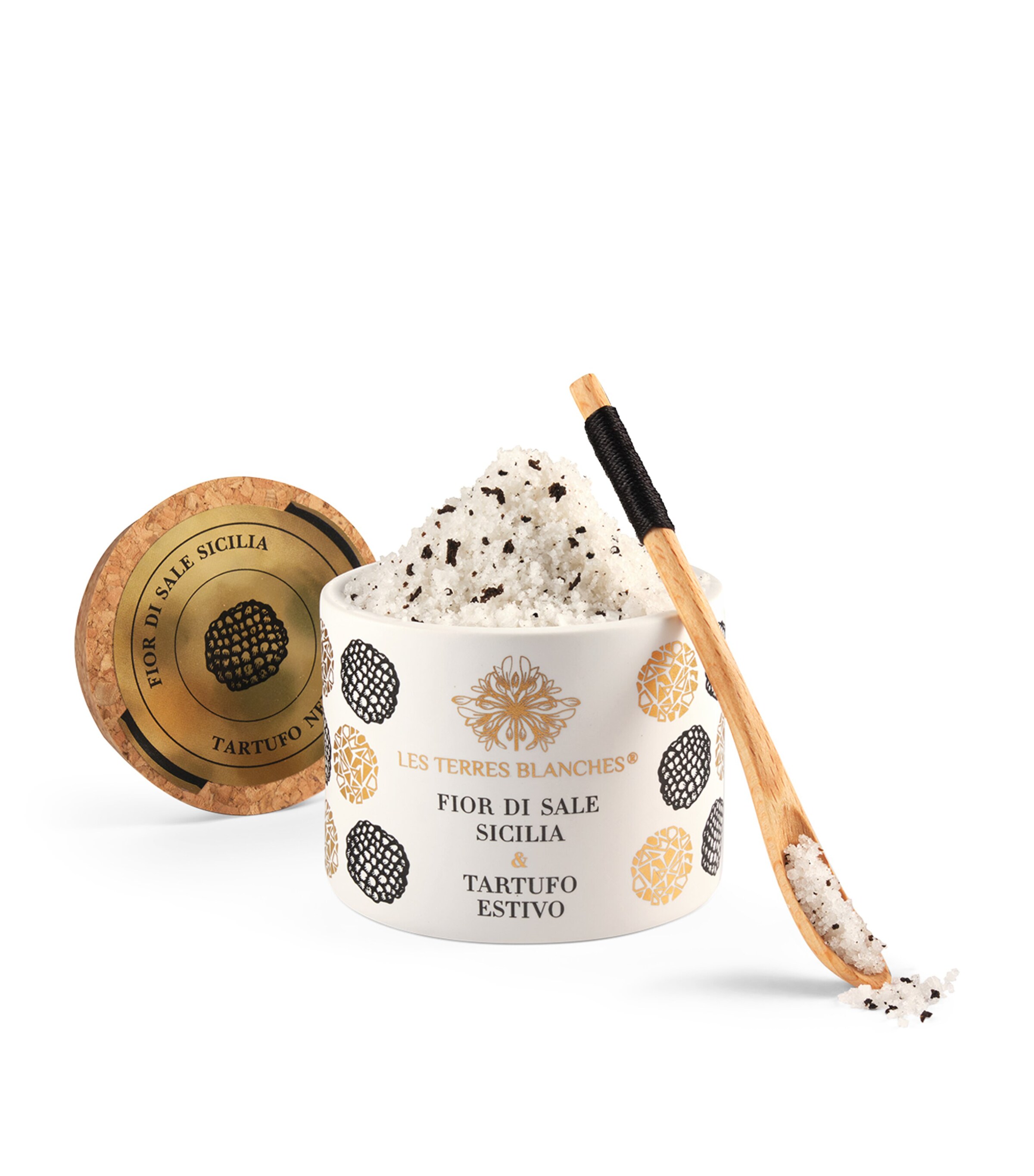 Les Terres Blanches Fior Di Sale Sicilia & Tartufo Estivo Salt(60G) Image 2