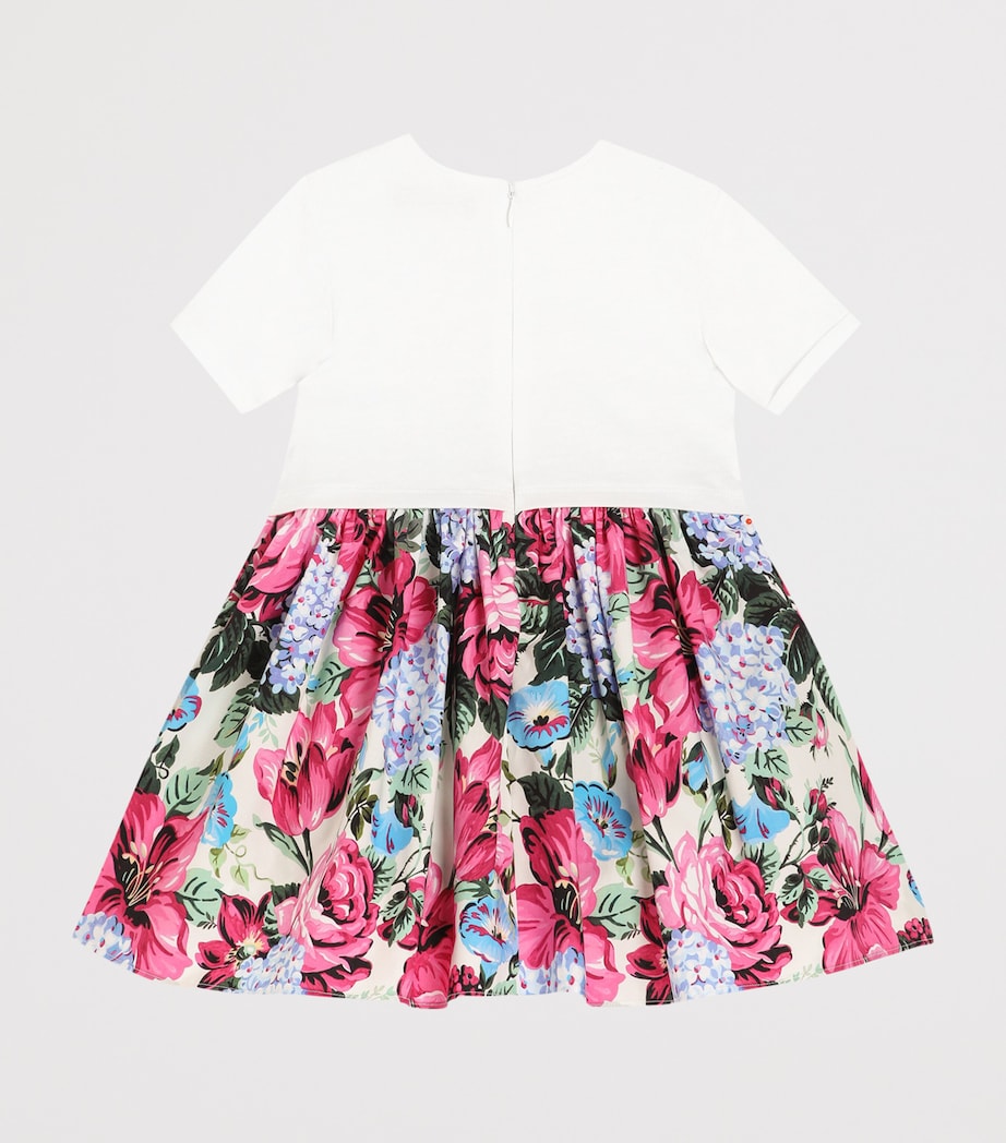 Flower Print Dress and Bloomers Set (3-30 Months) S9000-COMBI Image 2