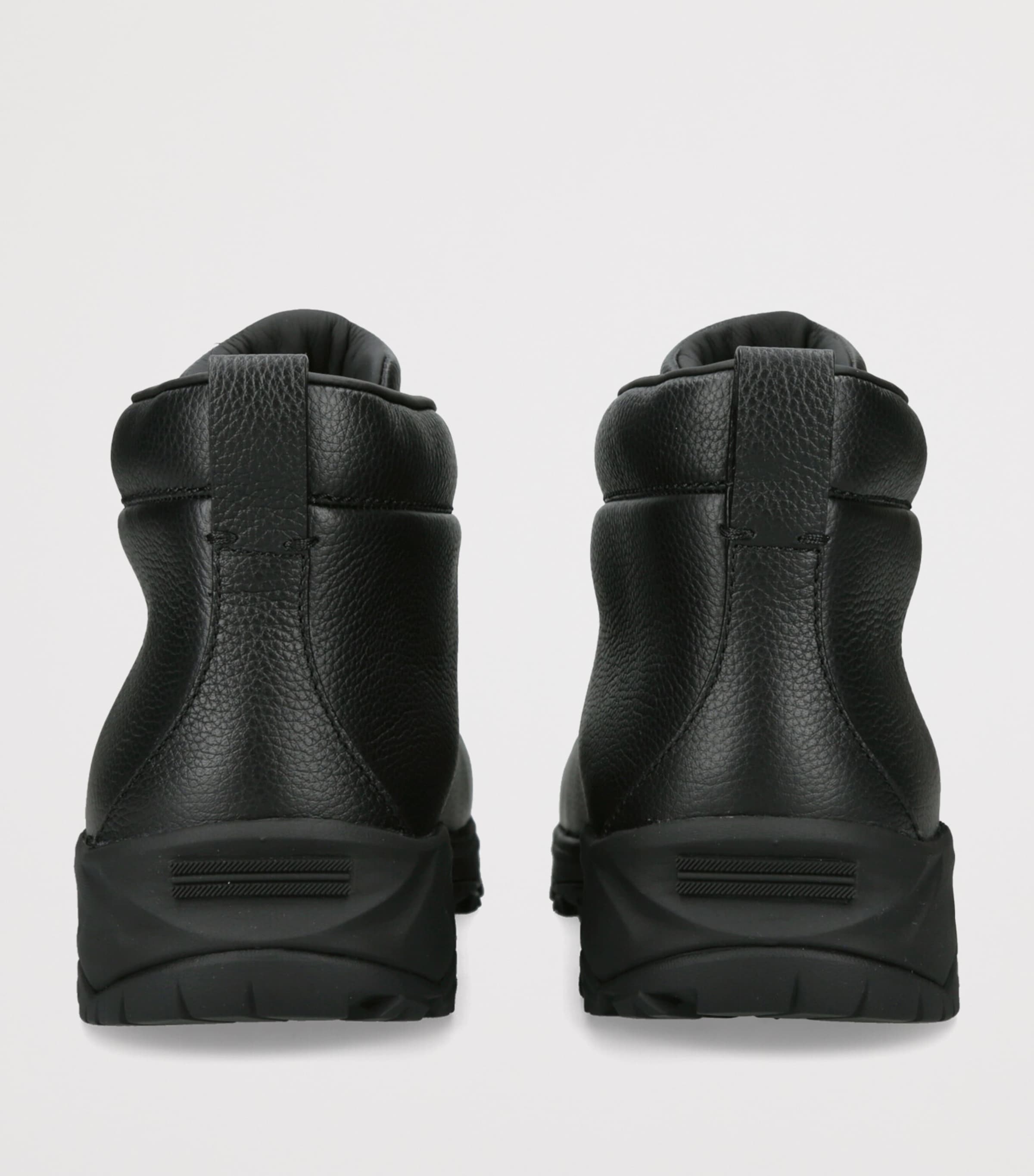 Leather Triple Stitch Vetta Sneakers BLACK Image 2