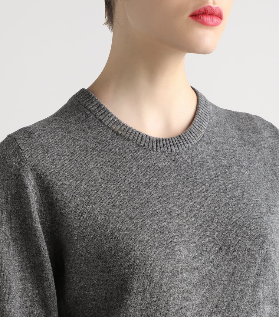 Cashmere Sweater N5822-GREY Image 5