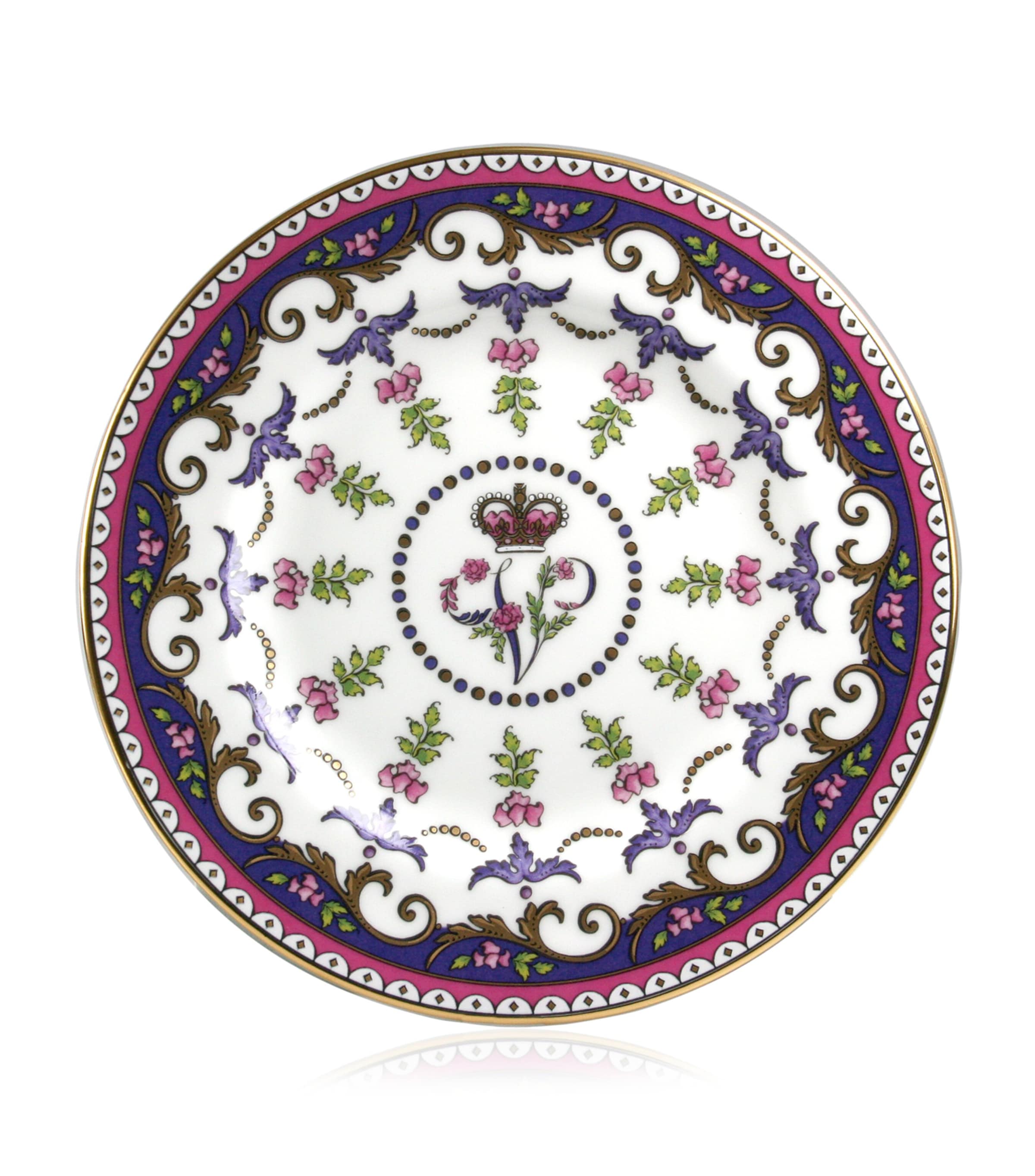 Harrods Queen Victoria Side Plate In Multi