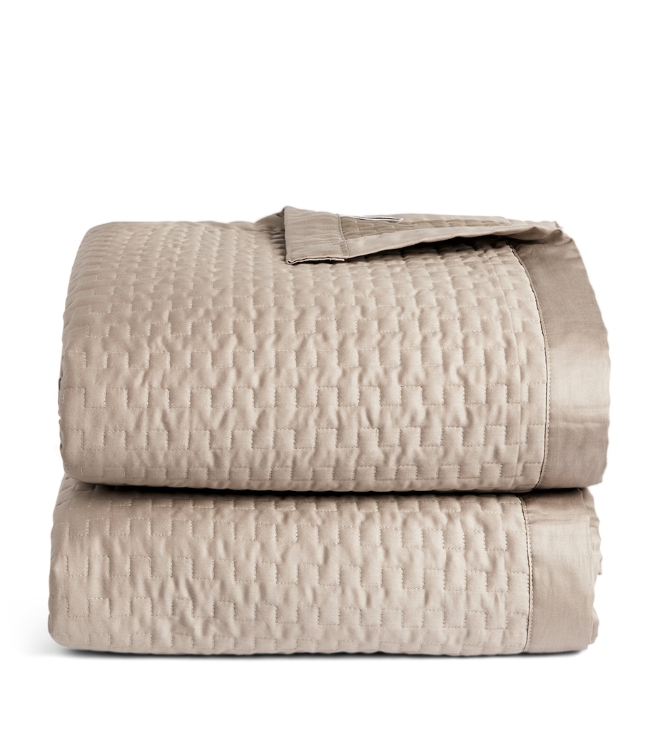 Boutis Bedspread (270cm x 270cm) 91 TAUPE Image 1