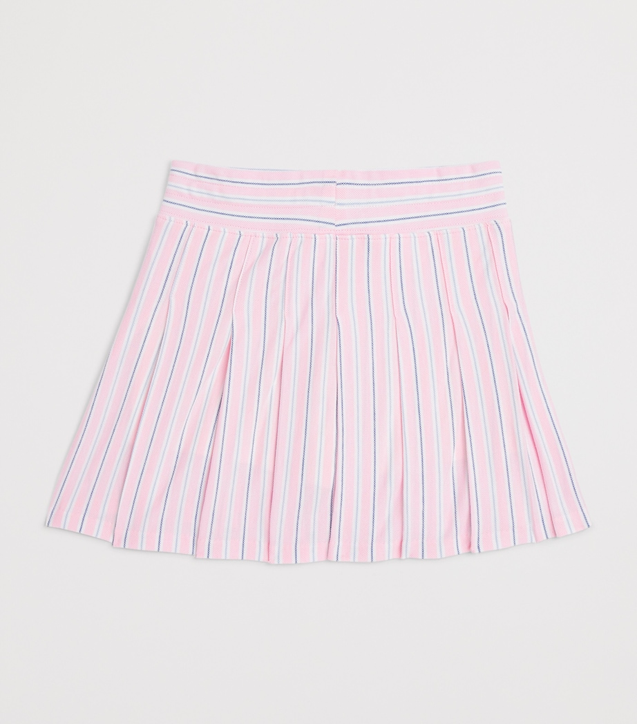 Cotton Striped Skort (7-14 Years) LIGHT PINK STRIPE Image 2