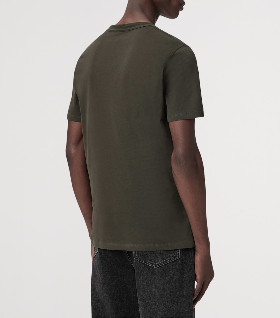 Cotton Brace T-Shirt (Pack of 3) GREEN/GREEN/BLK Image 7