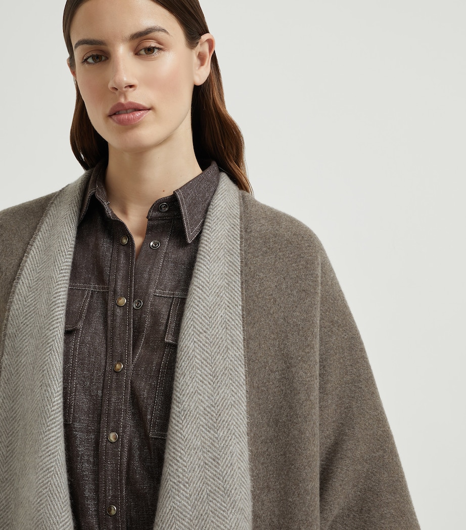 Cashmere Sparkling Poncho CYO16 Image 6