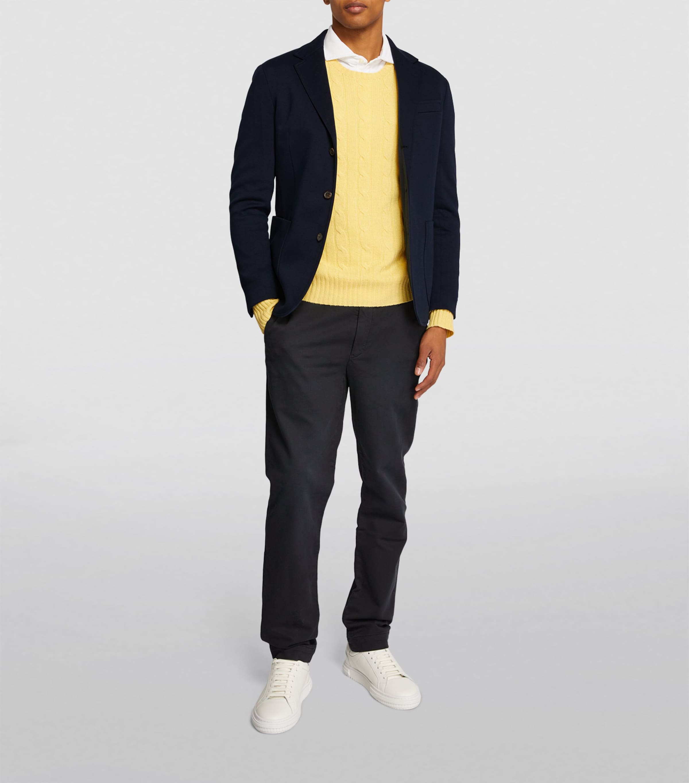 Double-Knit Blazer AVIATR NVY Image 2