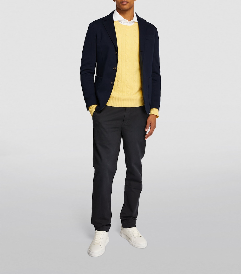 Double-Knit Blazer AVIATR NVY Image 2