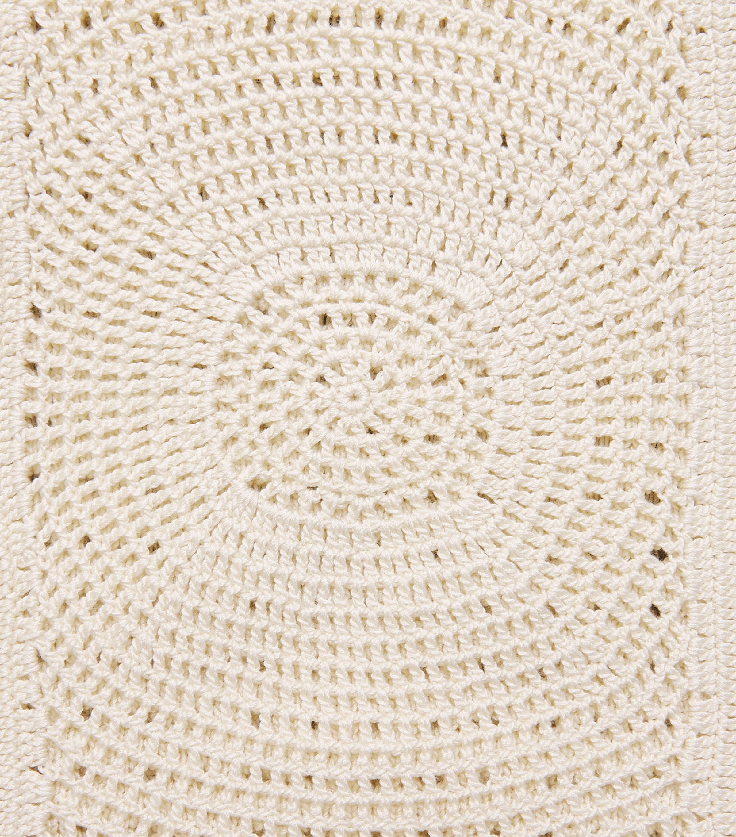 Zimmermann Womens Crochet Fringe Indra Tank Top Cream Image 6