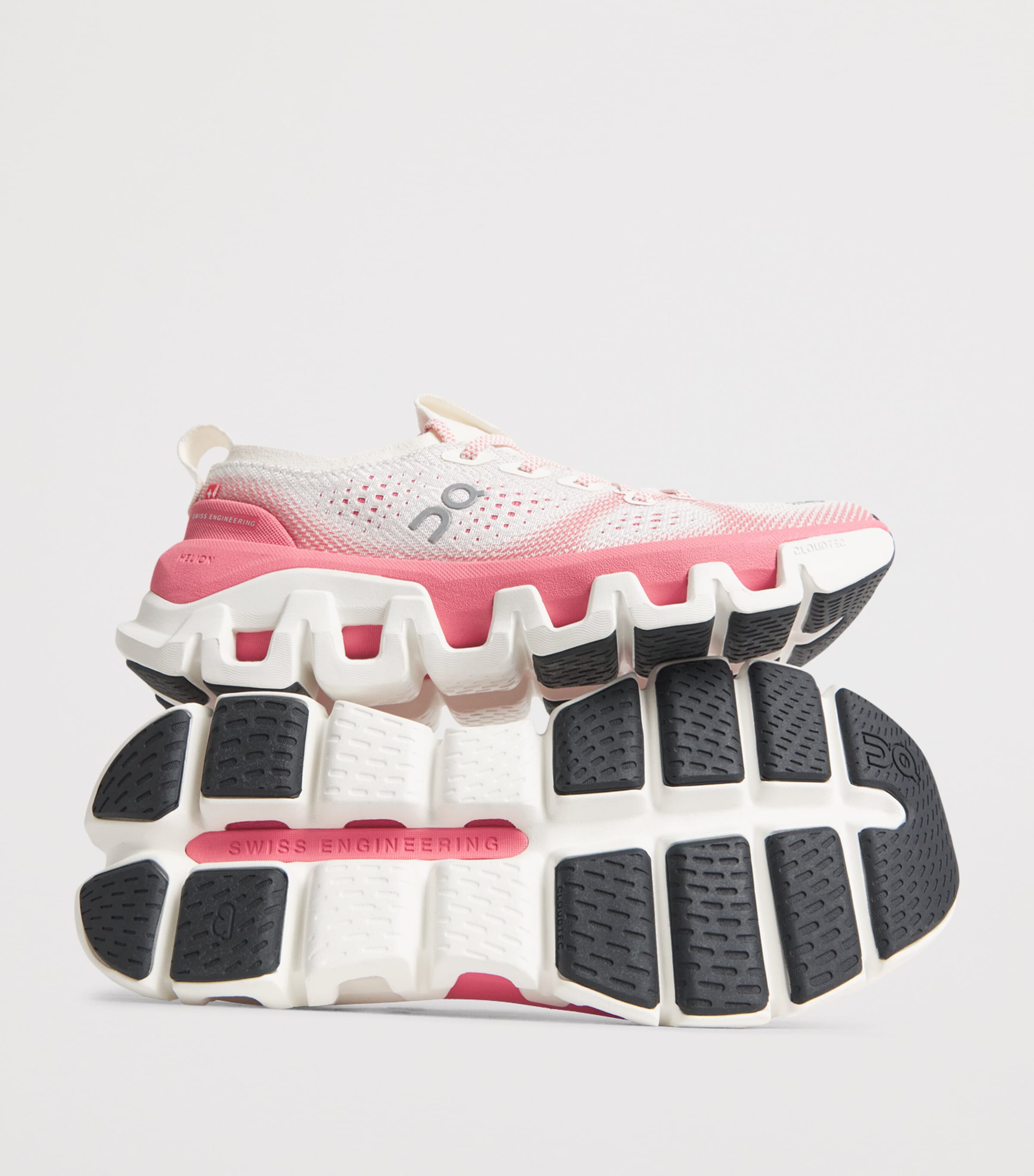 On Womens Cloud X Tempo Trainers Ivory | Camellia Image 7