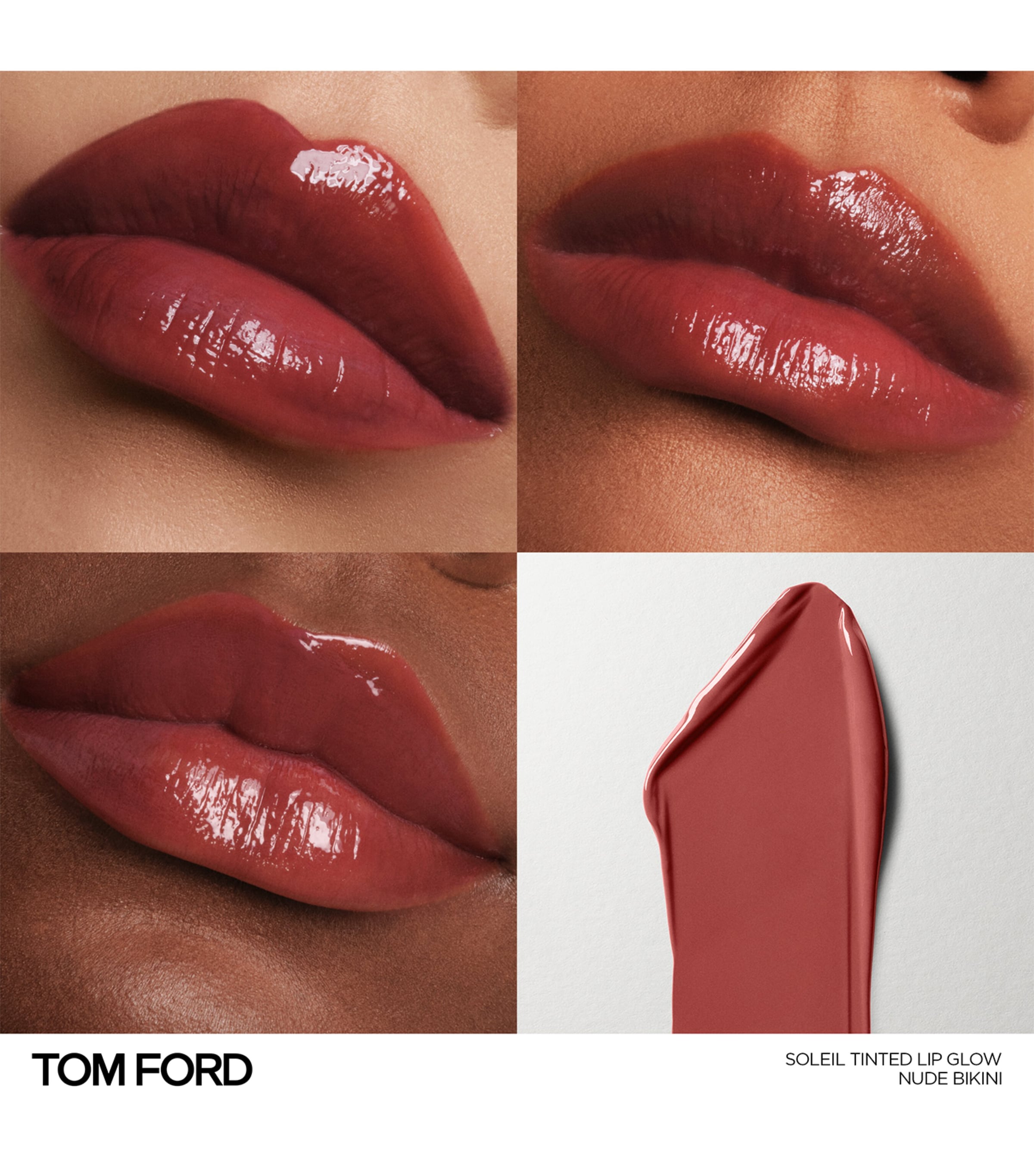 TOM FORD Soleil Tinted Lip Glow Nude Glow Image 3