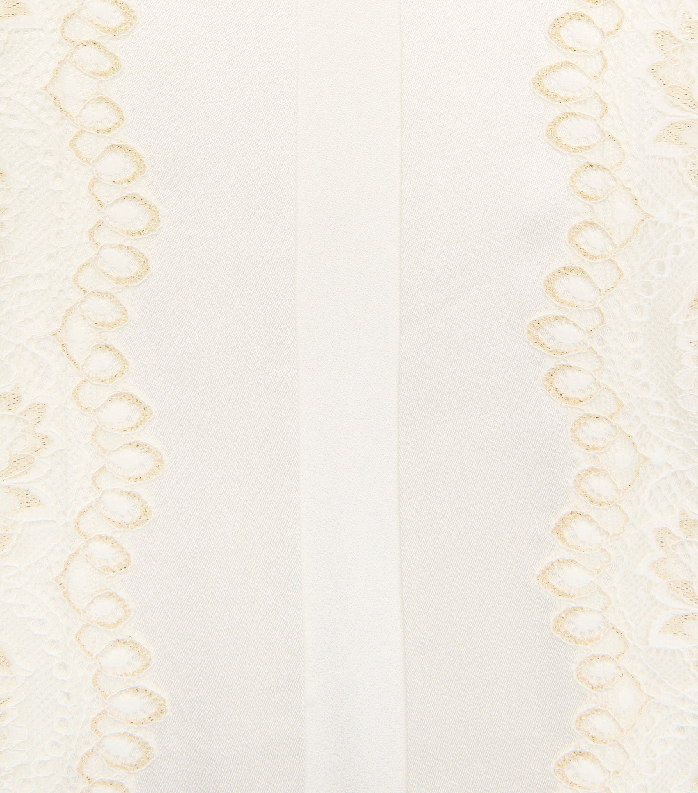 Bocan Womens Lace-Tim Sera Robe Off White Image 6