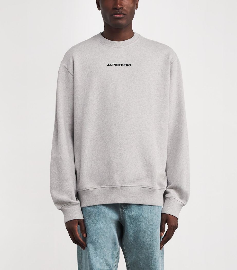 Cotton Callan Sweatshirt U199 LIGHT GREY Image 3