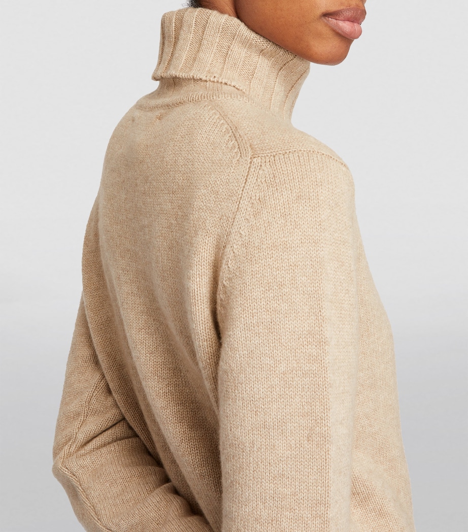Cashmere Rollneck Sweater OATMEAL MARL Image 5