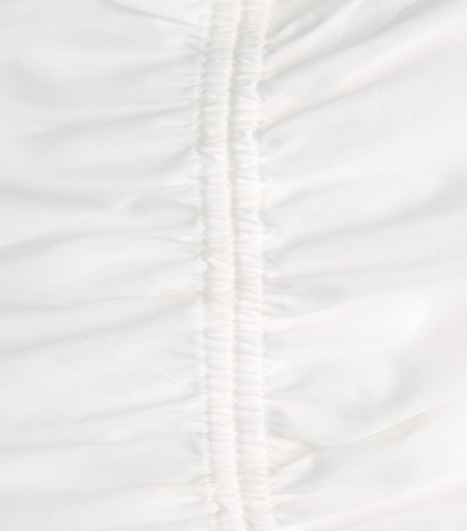 Polo Ralph Lauren Womens Cotton Polo Pony Midi Shirt Dress White Image 6