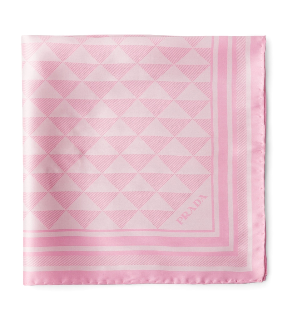 Prada Silk Triangle Scarf Image 1