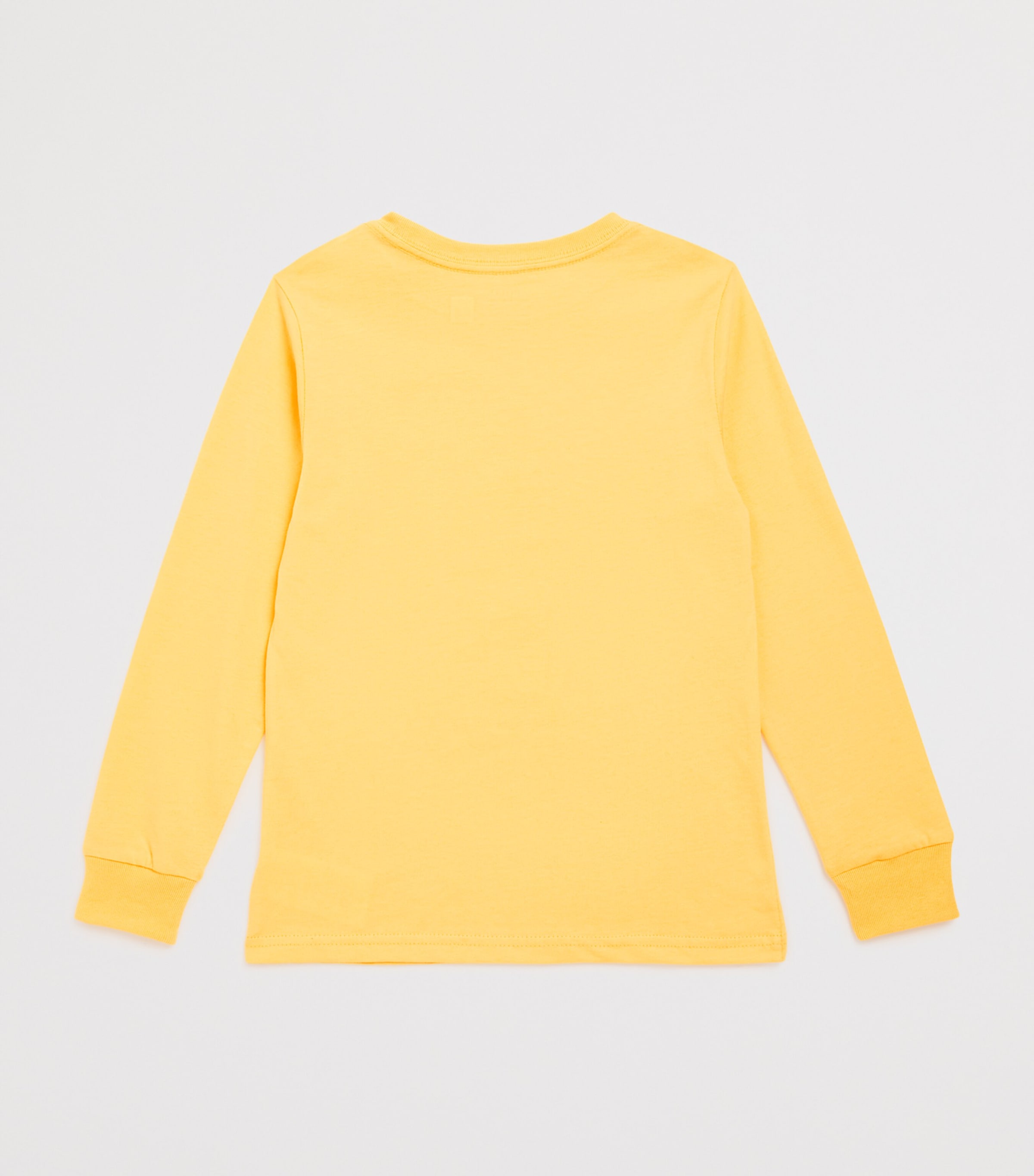 Cotton Polo Bear Long-Sleeve T-Shirt (2-7 Years) BEARYELLOW Image 2