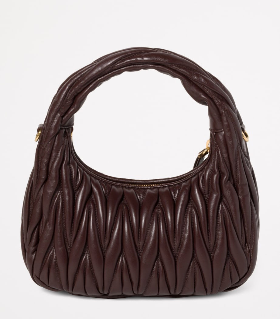 Matelassé Leather Wander Top-Handle Bag F0NBL Image 4