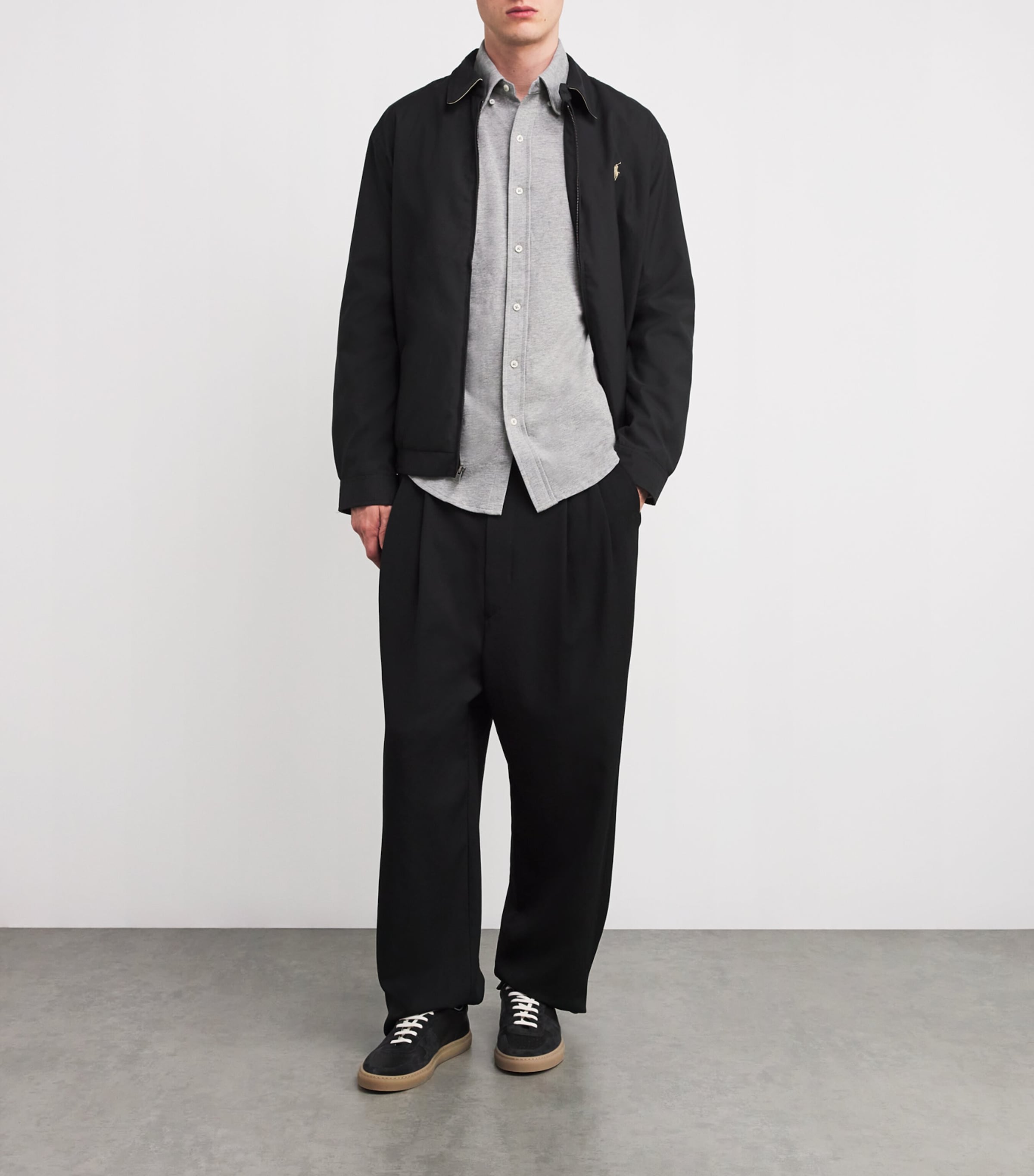 Cotton Oxford Shirt 020GREY Image 2