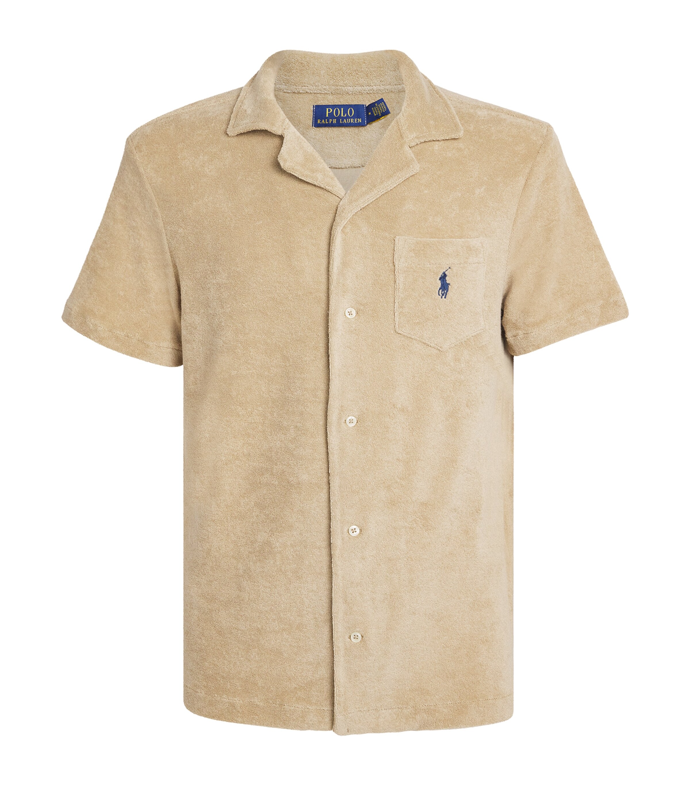 Polo Ralph Lauren Cotton-Blend Terry Shirt | Men Clothing | Shirts | Casual Shirts | Designers | Polo Ralph Lauren | Ralph Lauren