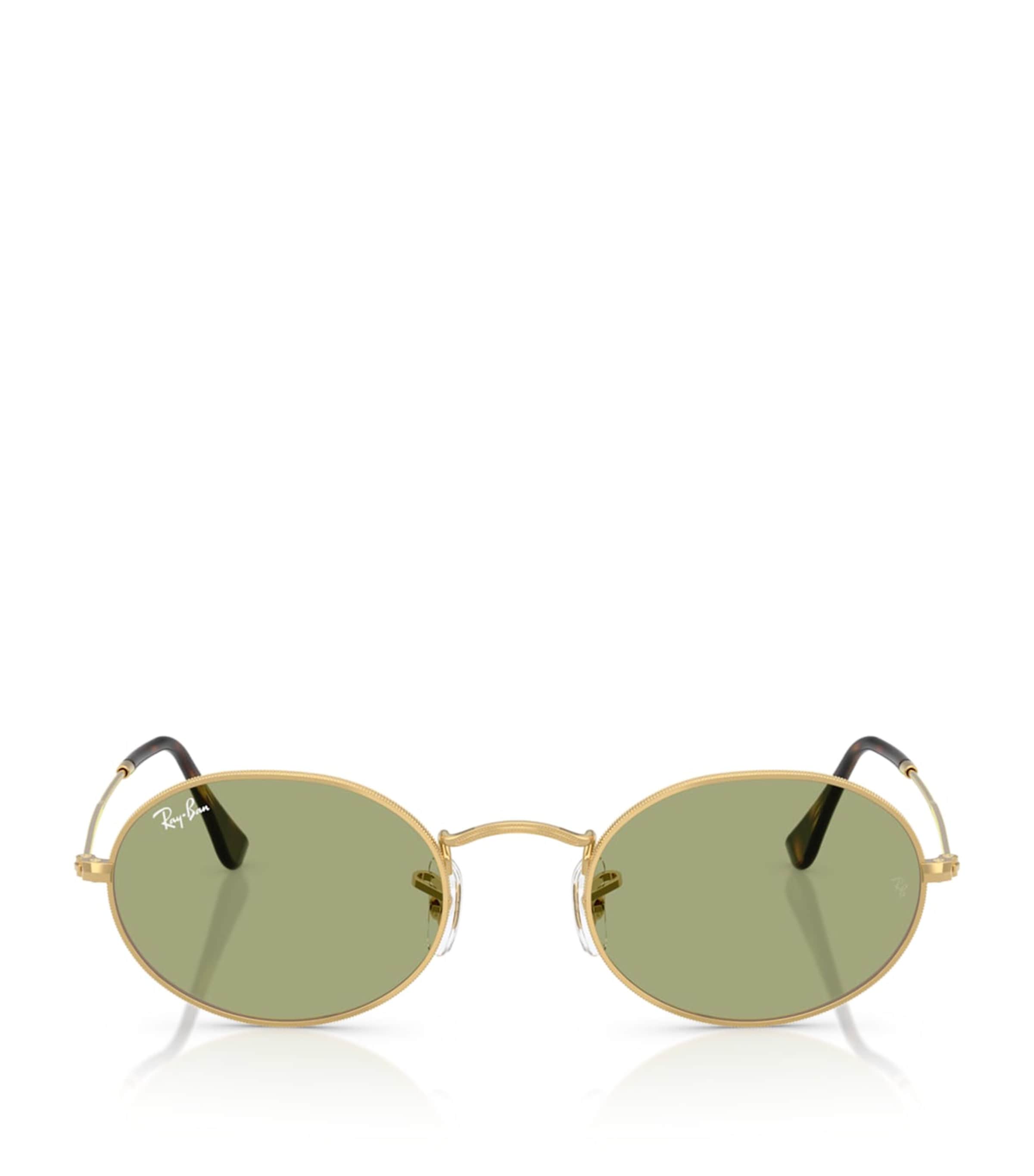 Ray-Ban RB3547 Oval Metal Sunglasses | Holiday Shop | Womens | Sunglasses | Women Accessories | Designers | Ray Ban