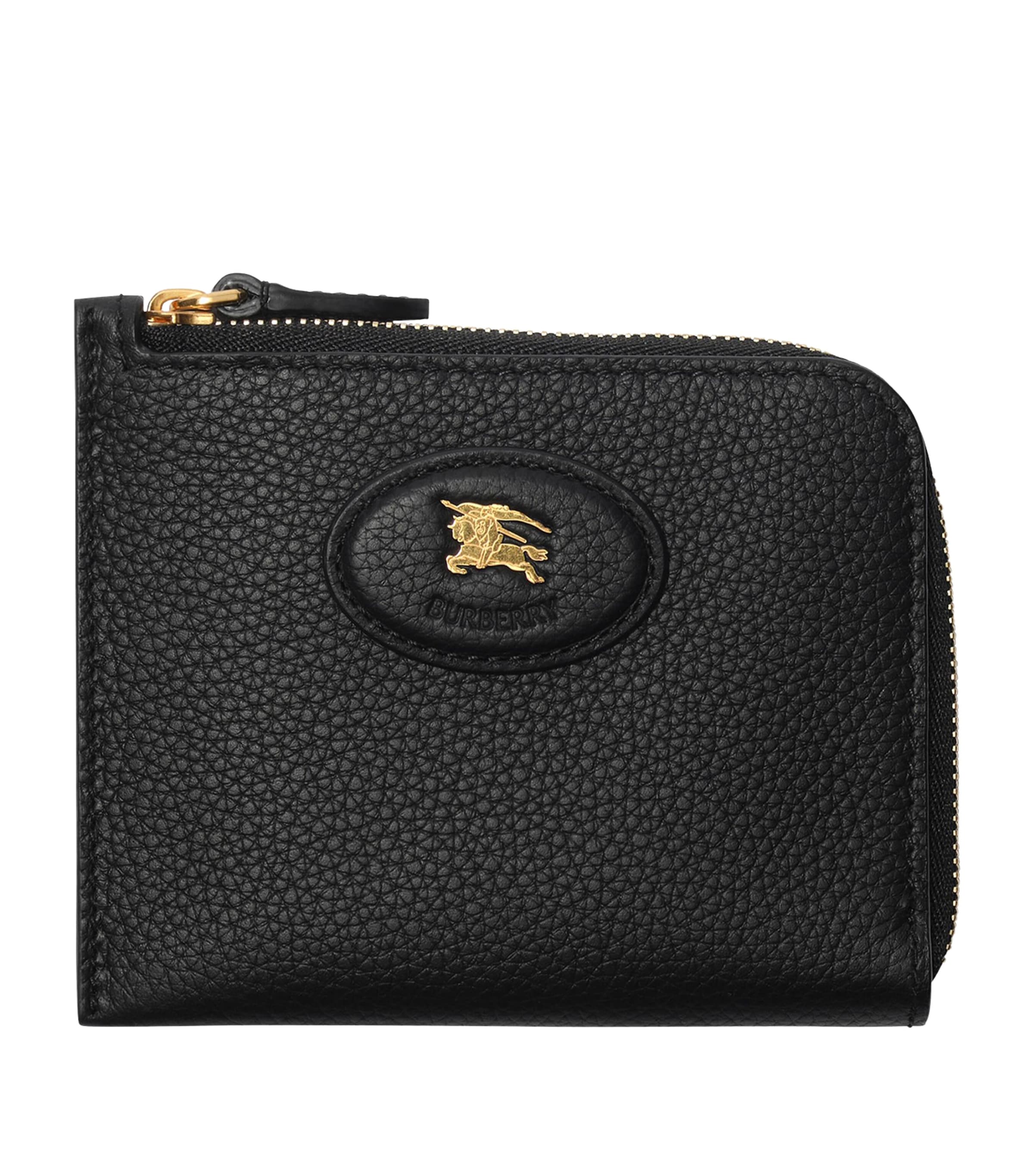 Burberry Leather Bloomsbury Zip Wallet Black/black Calico Image 1