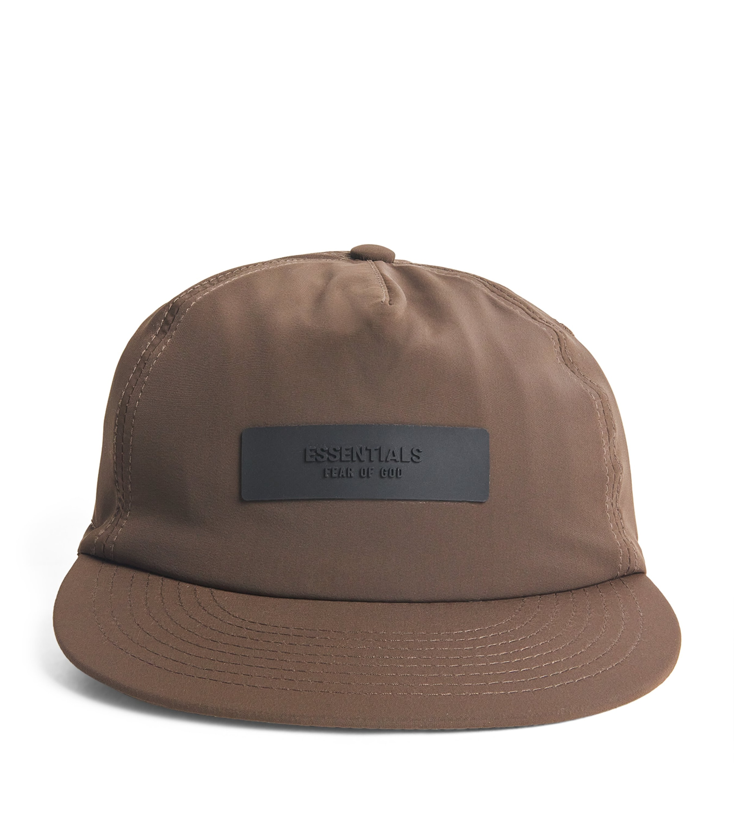 Shop Essentials Logo Baseball Cap In Brown