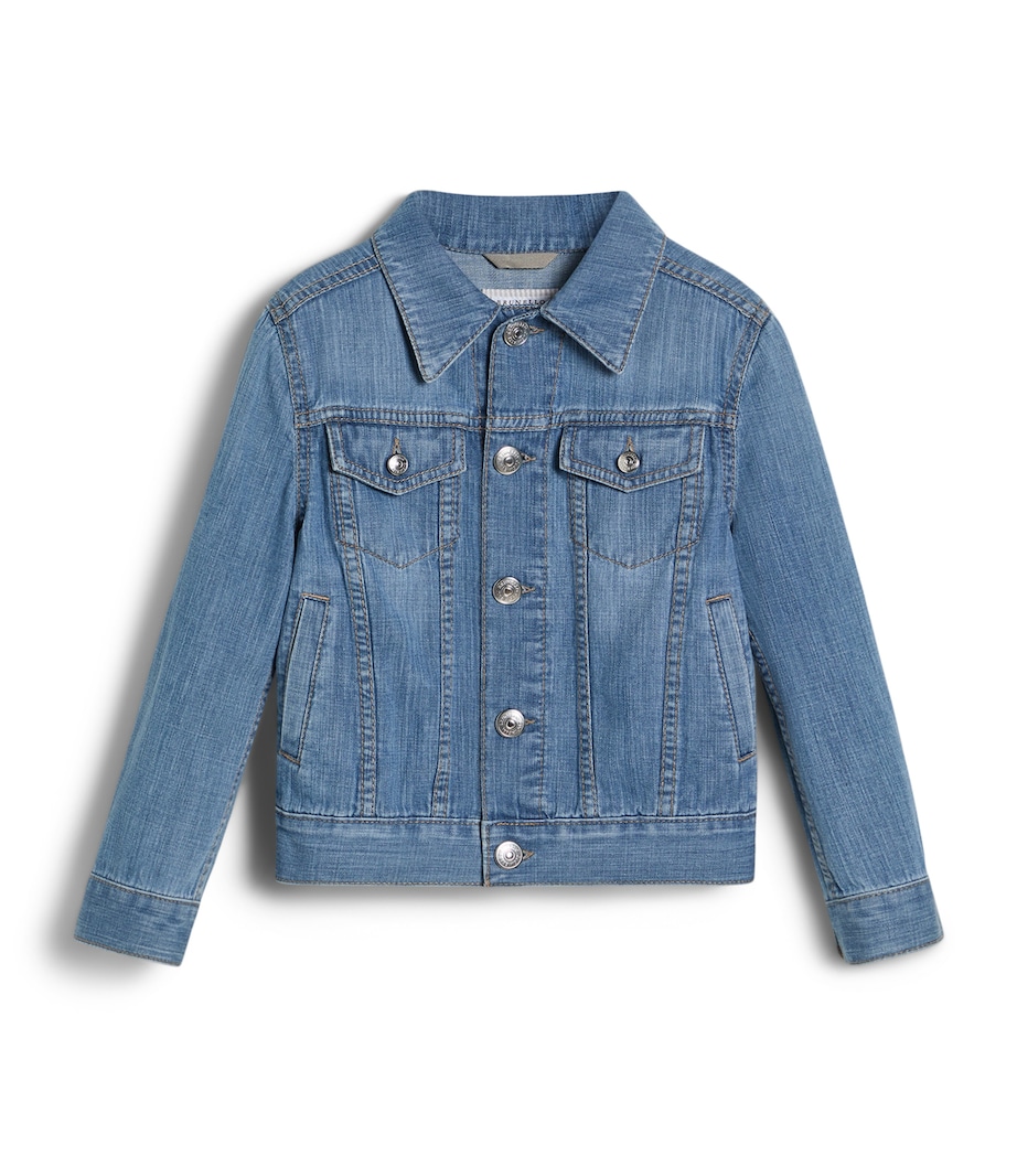 Brunello Cucinelli Kids Denim Jacket (4-6 Years) Image 1