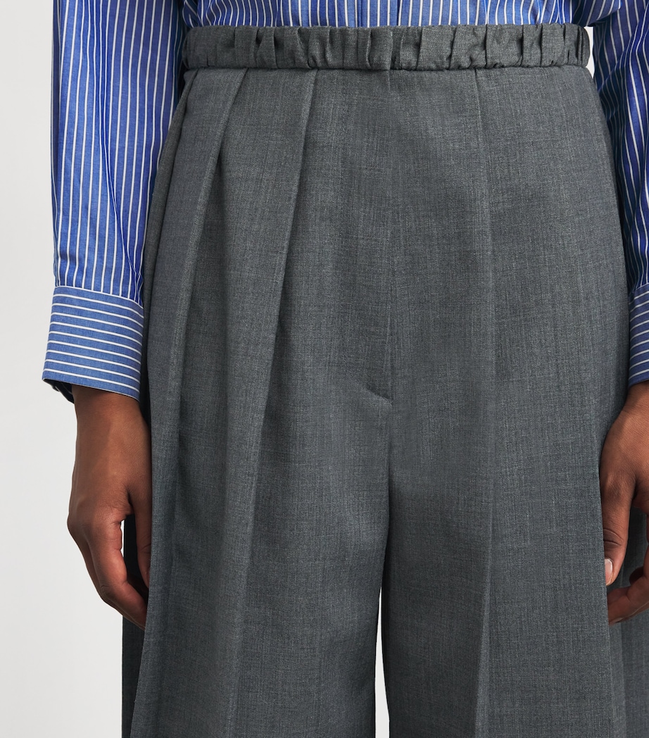 Pleated Longline Shorts GREY Image 6