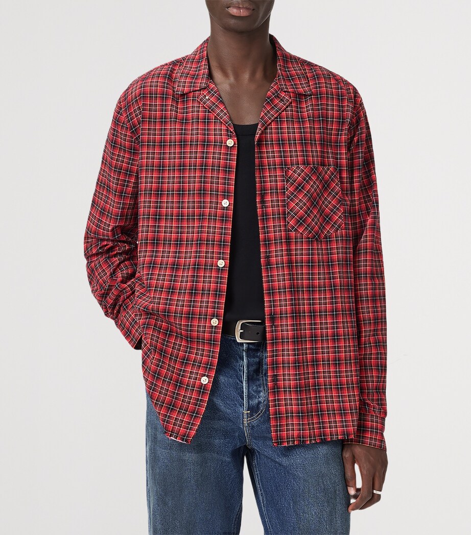 Check Felix Shirt CLARET RED Image 5