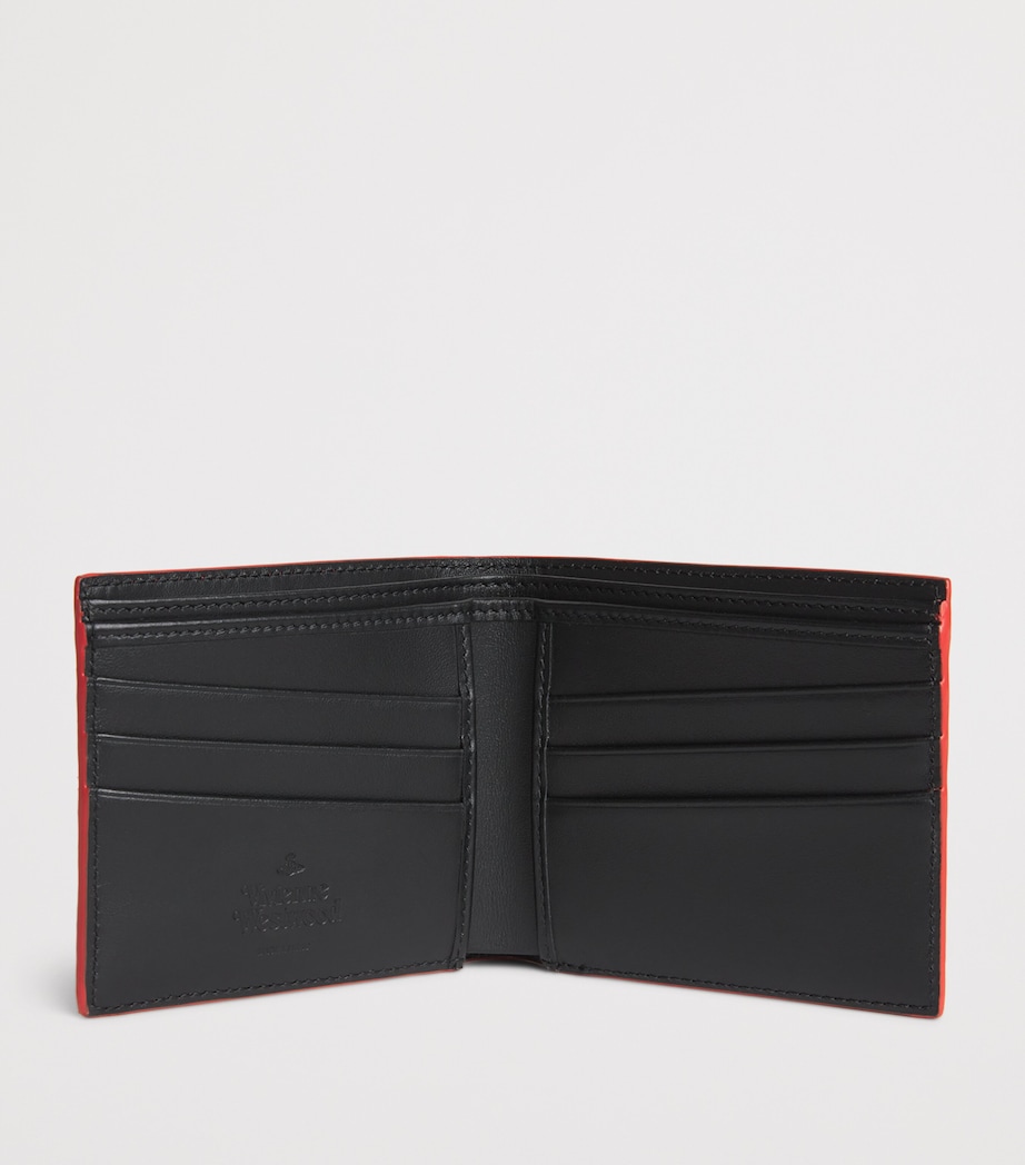 Vivienne Westwood Squiggle Print Bifold Wallet Poppy Red Image 2