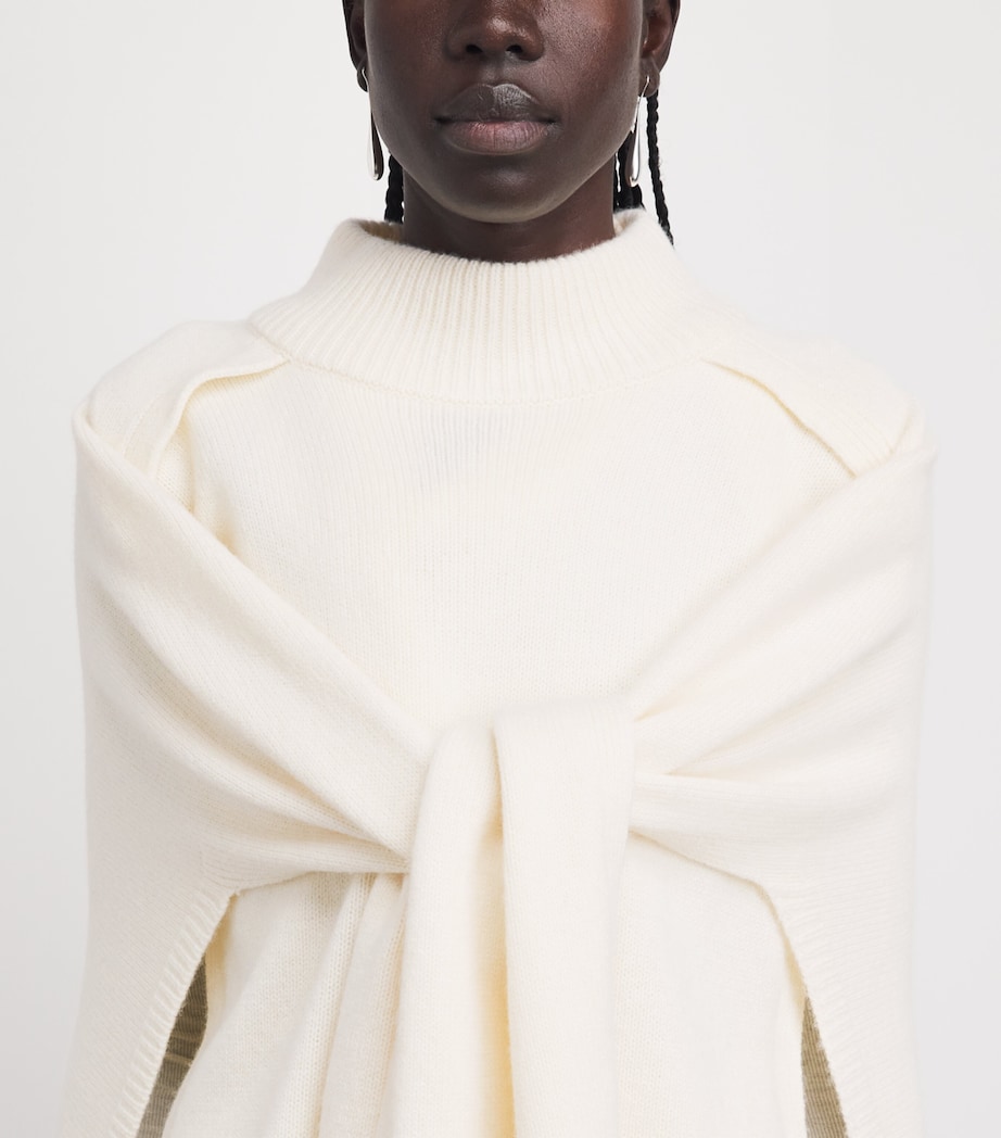 Source Unknown Womens Wool Cape Noa Sweater Iv Image 3