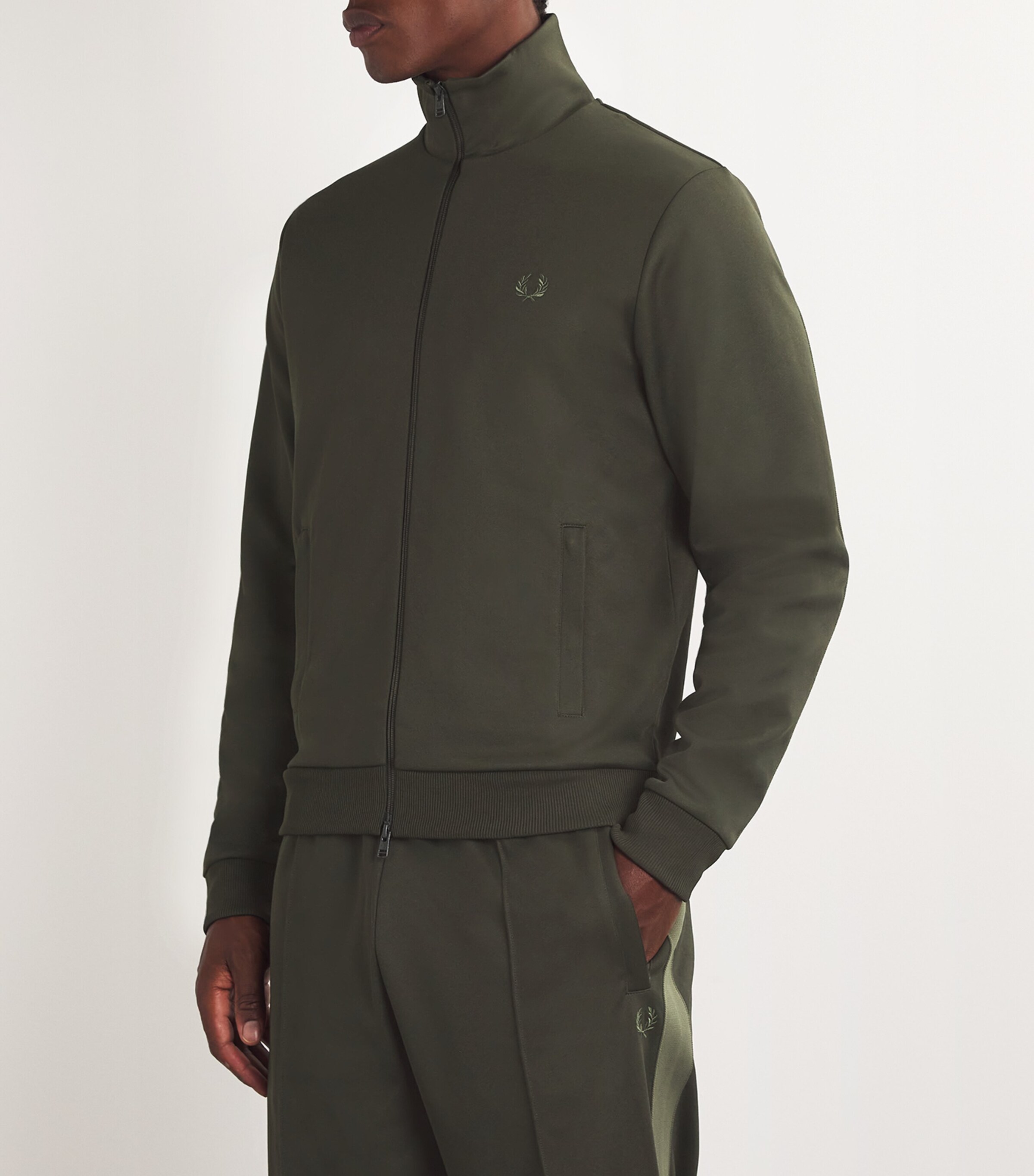 Tape Track Jacket 408-HUNTING GREEN Image 3