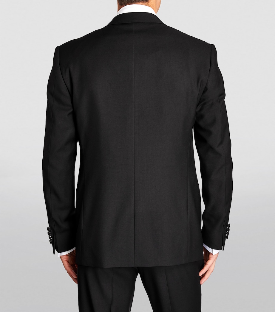Wool-Satin 2-Piece Tuxedo 020-BLK Image 4