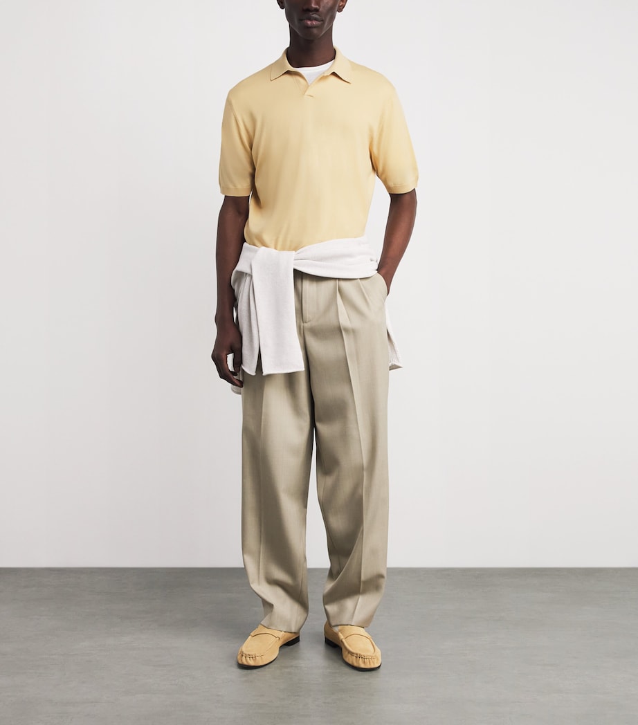 Kid Wool Polo Shirt 20131 LIGHT YELLOW Image 2