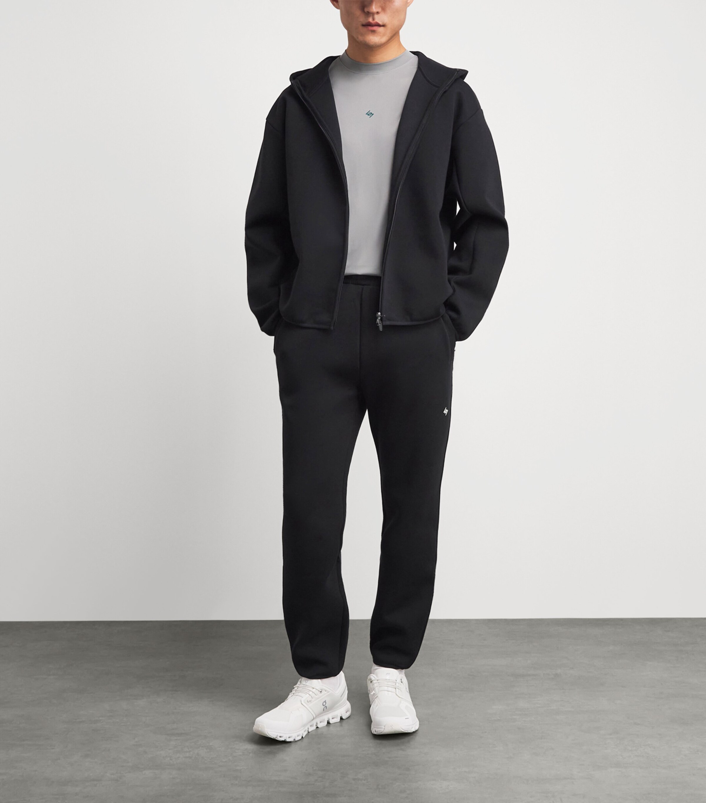 Represent 247 Mens Cotton 247 Sweatpants Jet Black Image 2