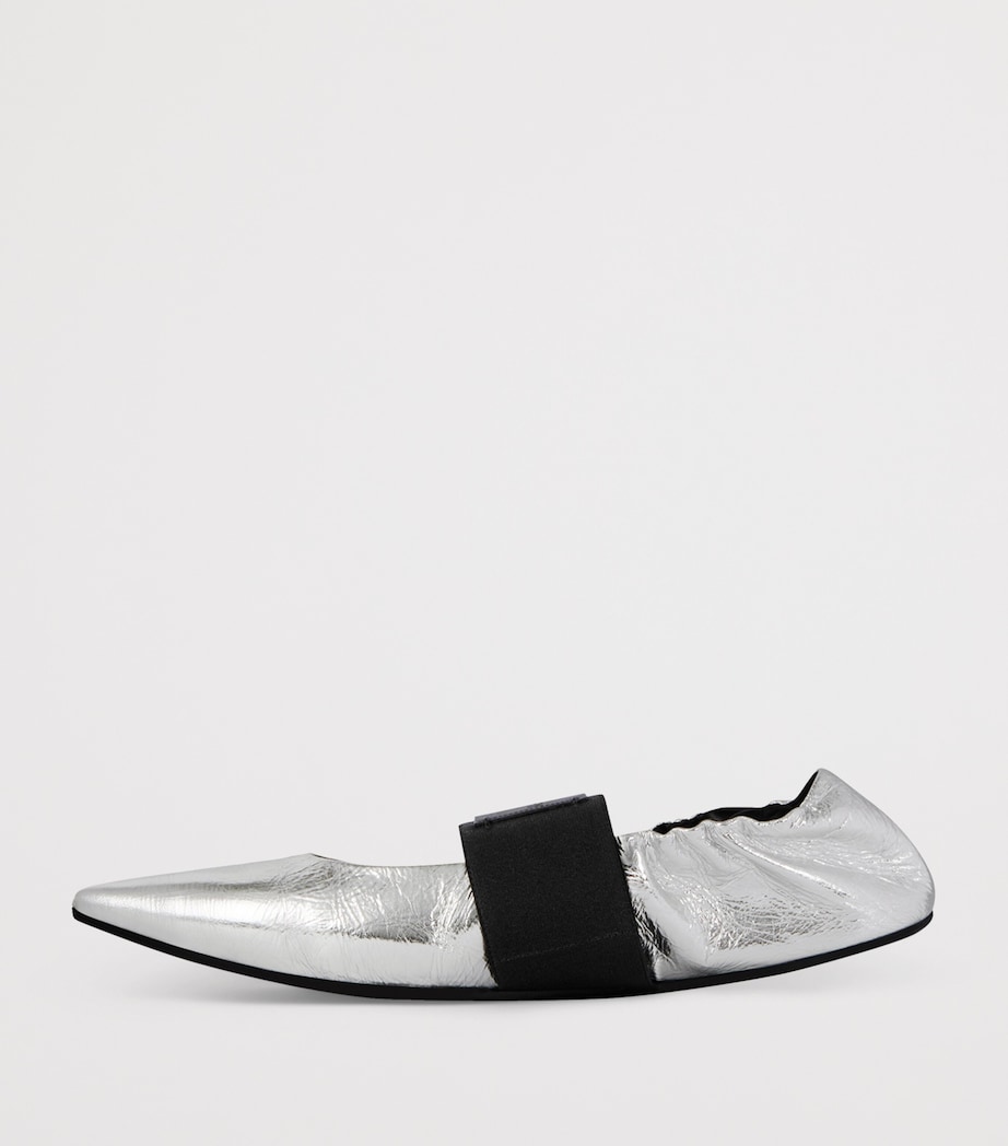 Givenchy Leather Crush Ballet Flats Image 5