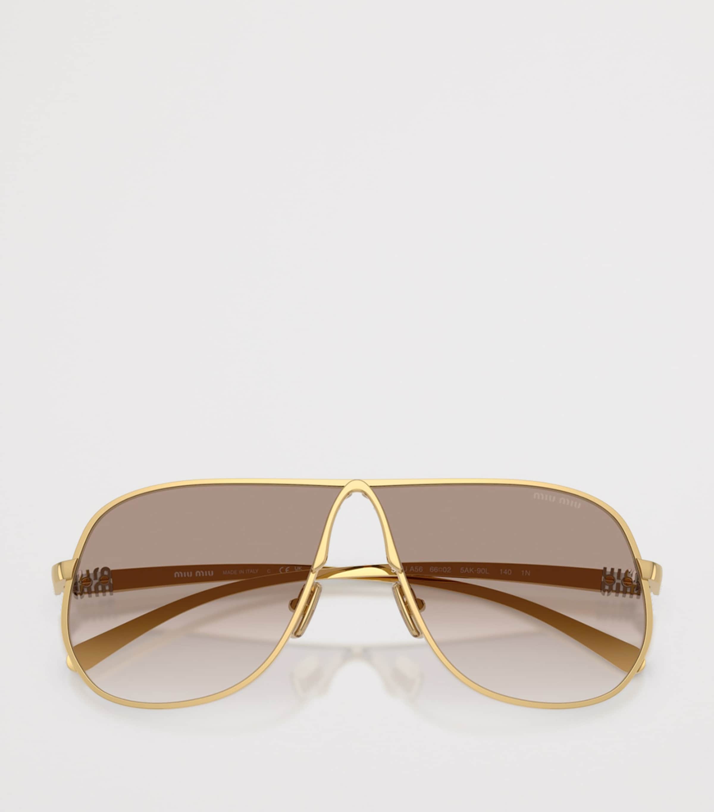 Metal MU AF6S Pilot Sunglasses 5AK90L Image 5