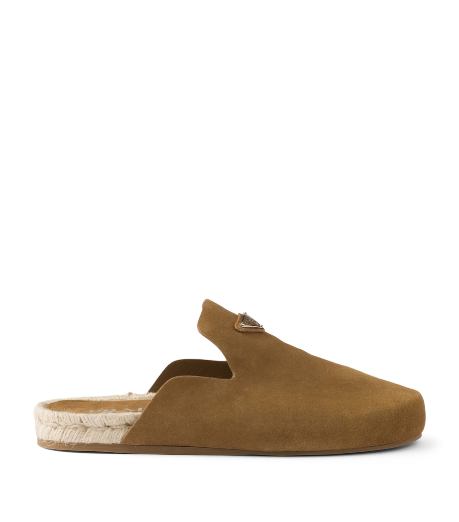 Suede Logo Mules F0401 Image 1