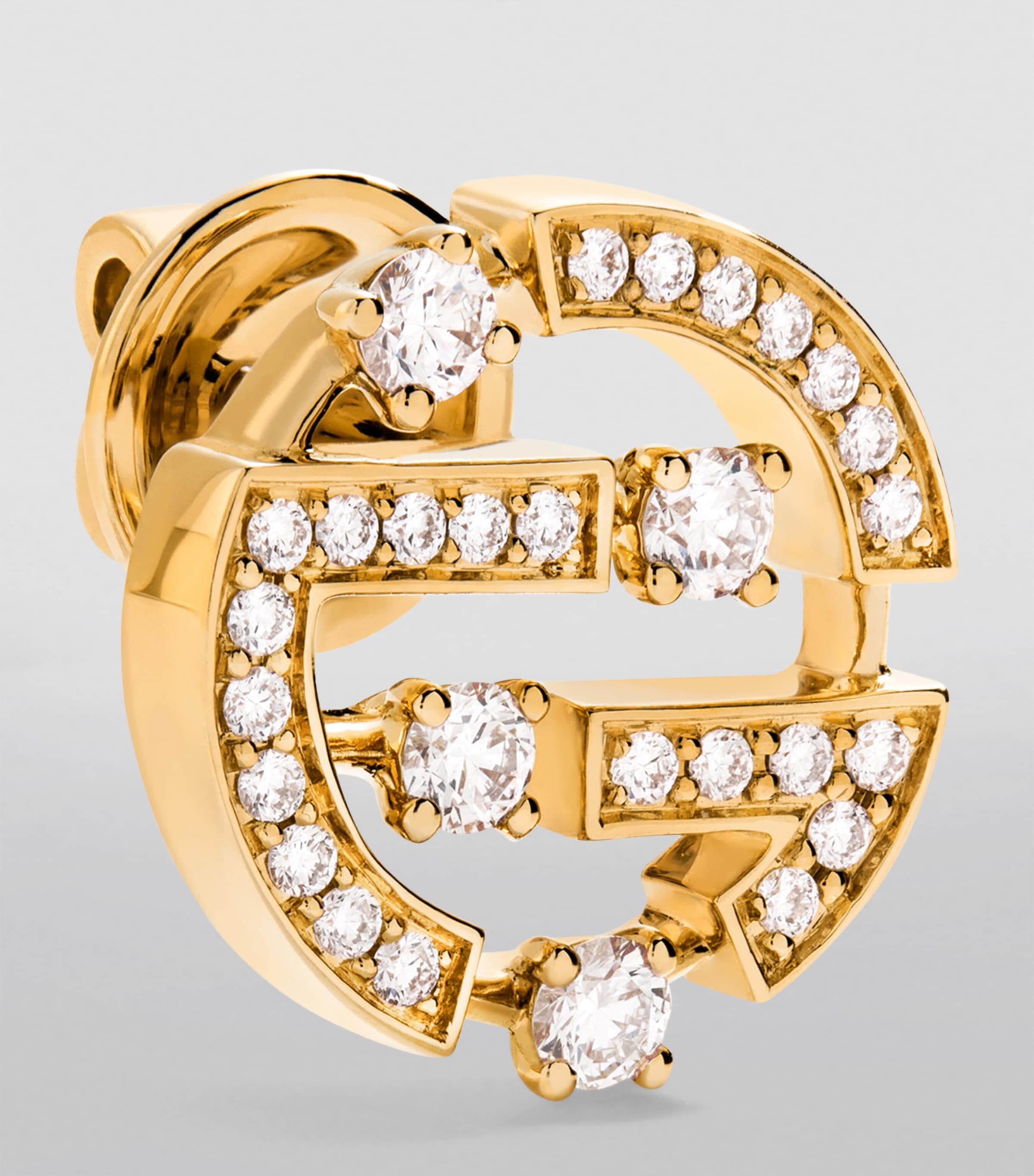 MARLI New York Yellow Gold and Diamond Avenues Earrings Yellow Gold Image 2