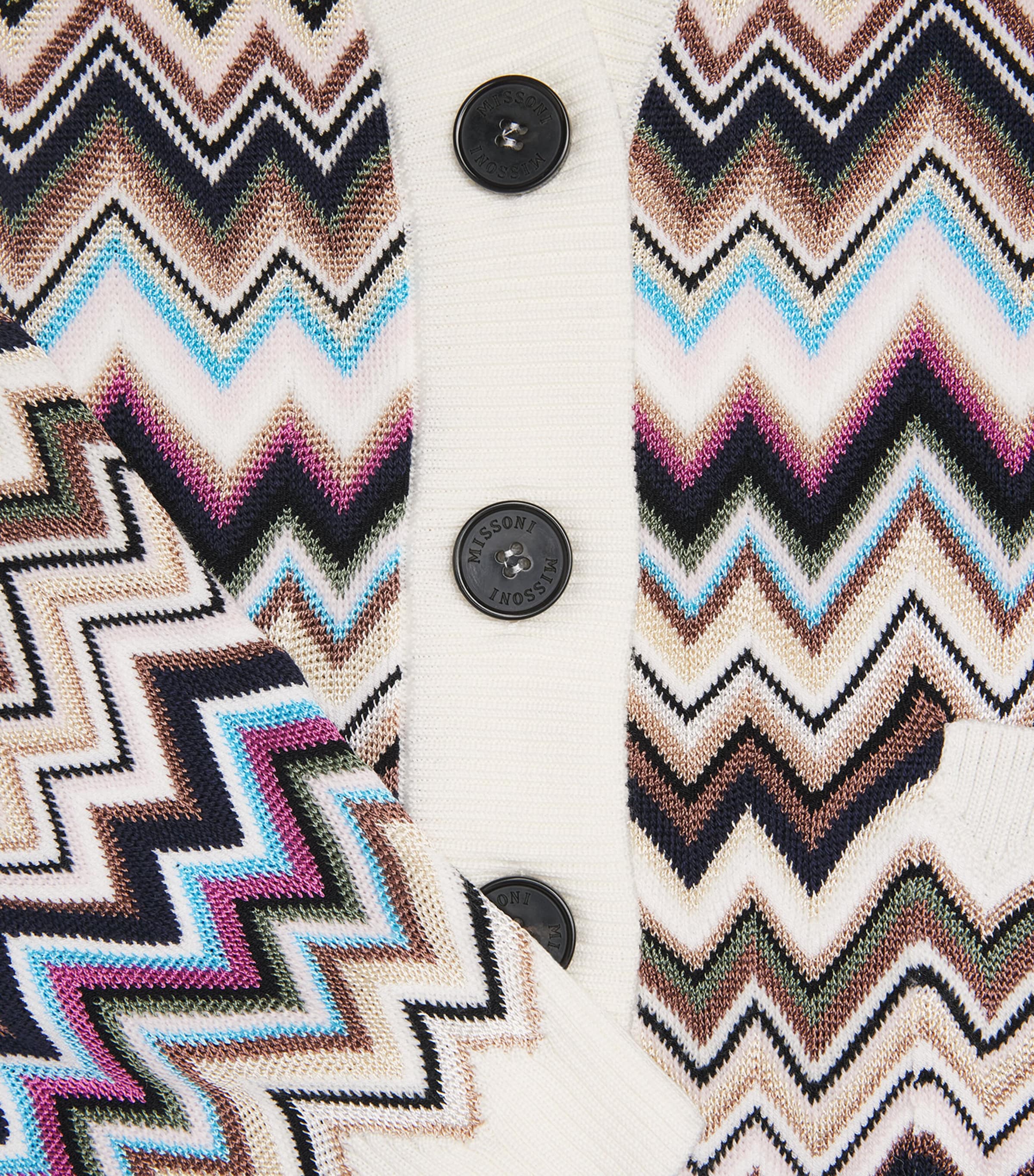 Missoni Multi Chevron V-Neck Cardigan | Harrods US