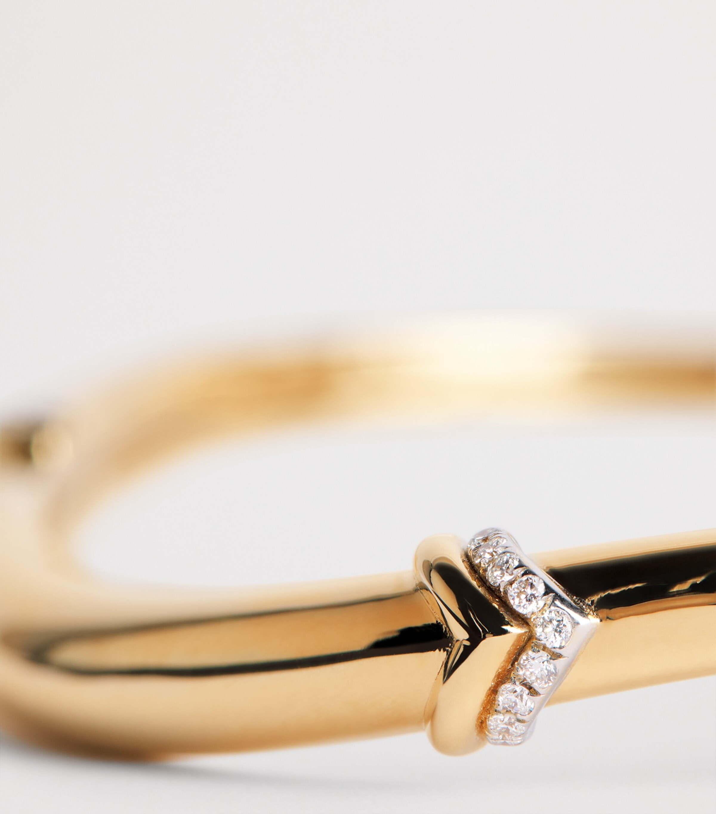 Yellow Gold and Diamond Boa N*93 Bangle YELLOW GOLD Image 4
