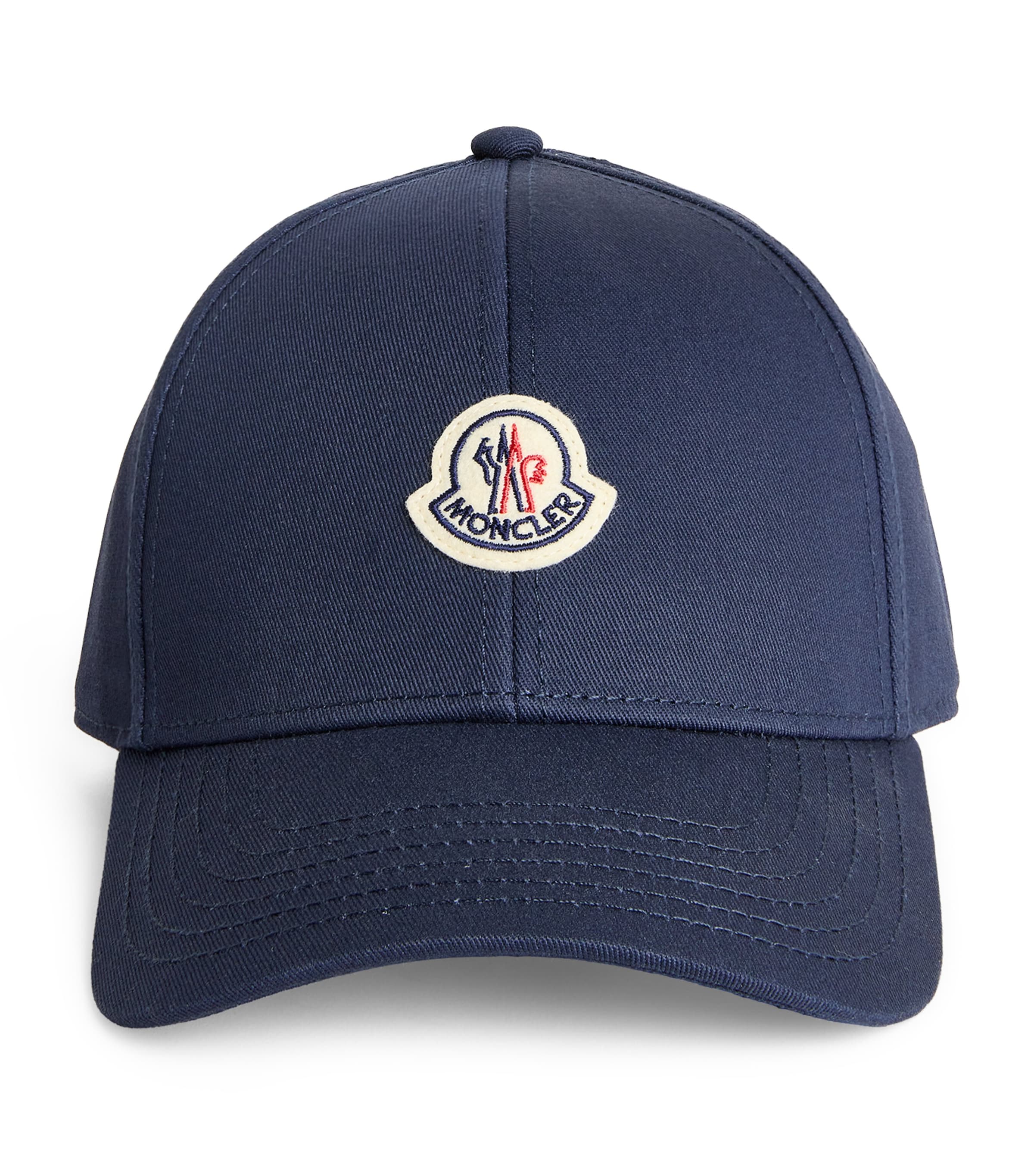 ハット MONCLER Logo embroidery cap Moncler Embroidered Logo Baseball Cap | Harrods US
