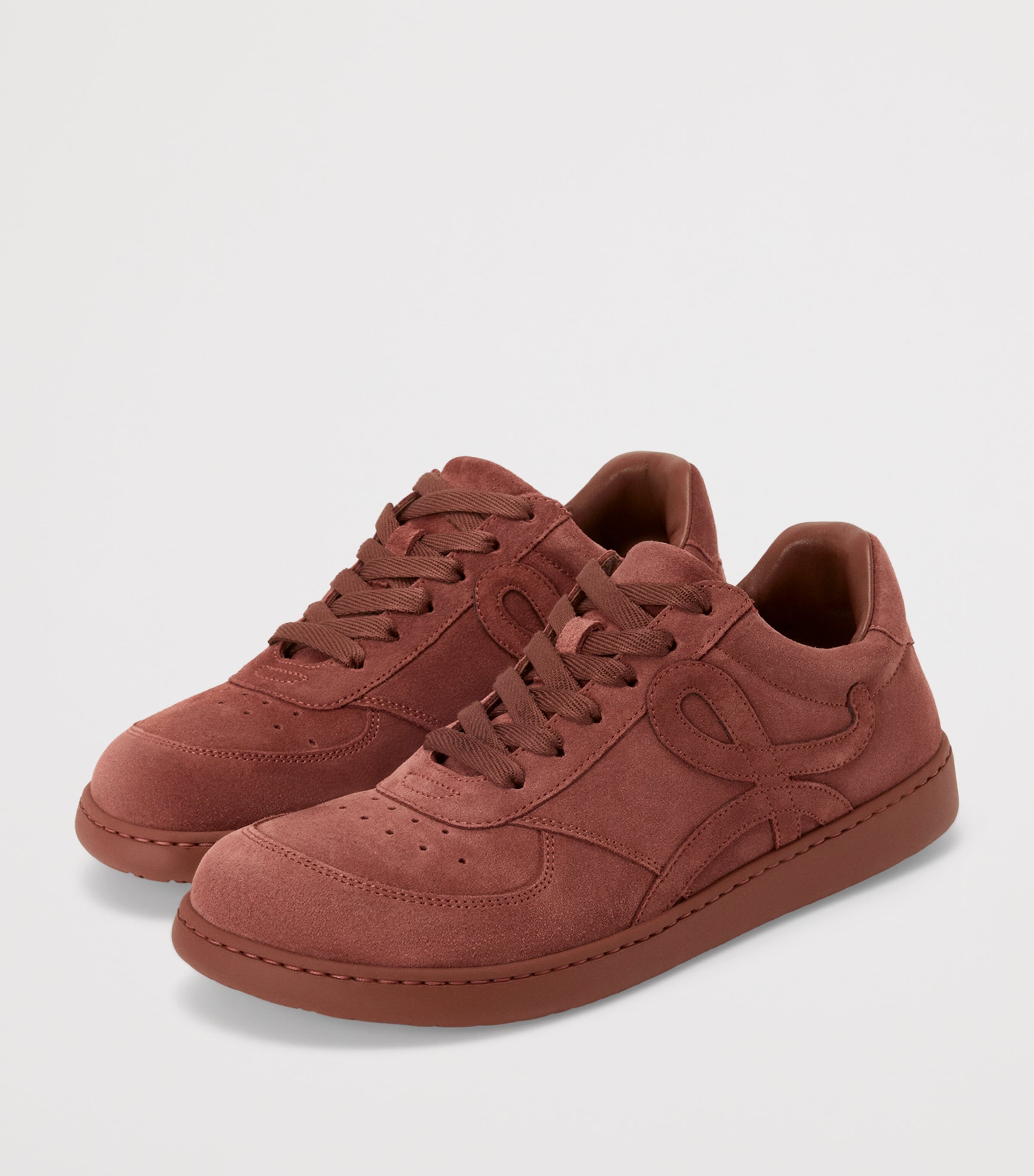 Leather Jambo Sneakers BURNT RED Image 3