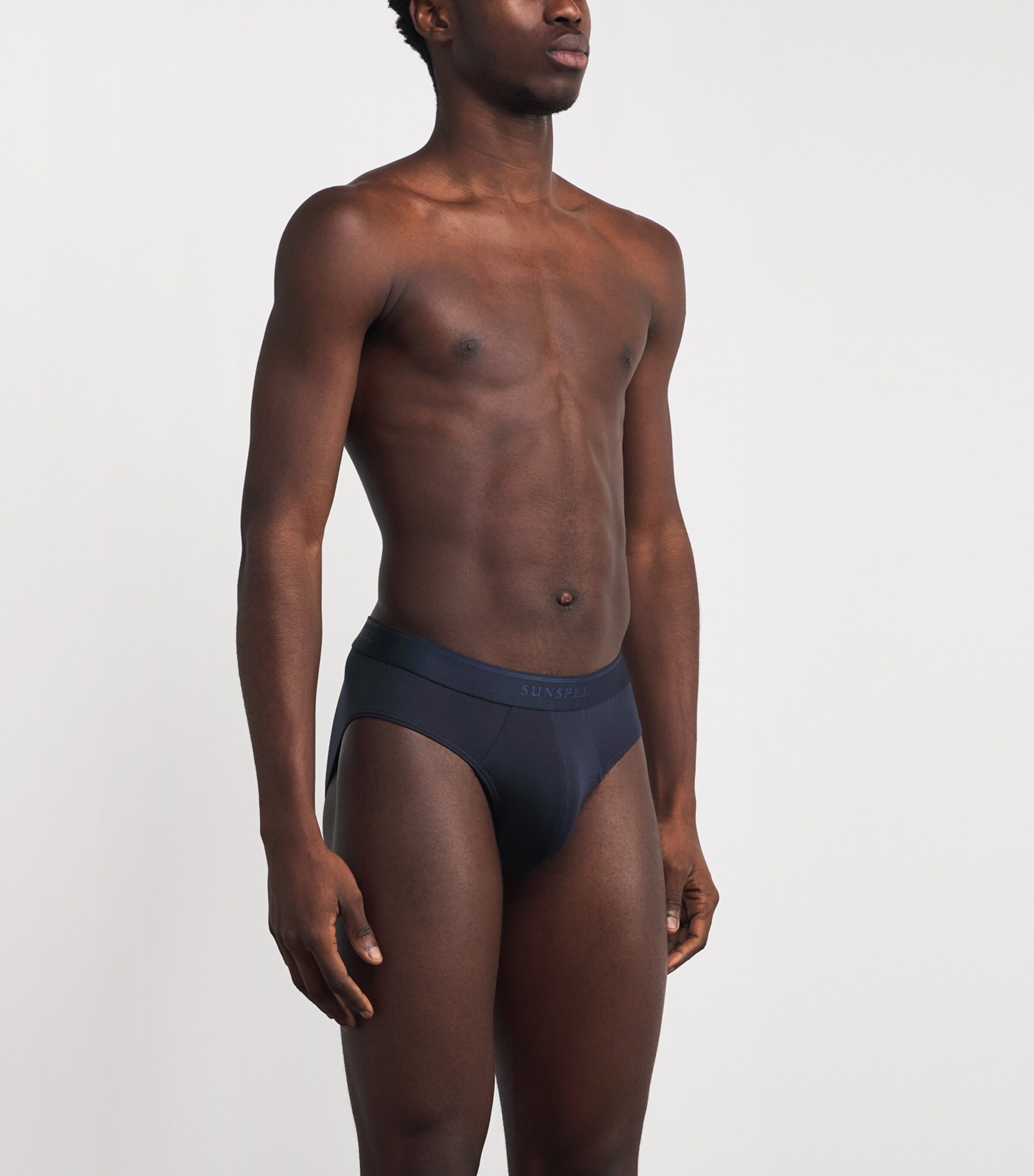 Tencel-Blend Stretch Briefs BUAA - NAVY Image 2