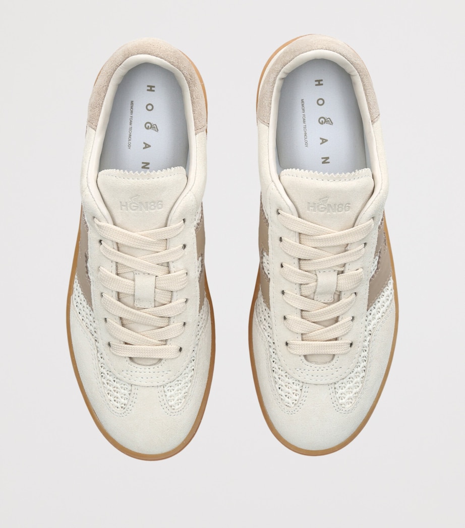 Hogan Suede Panelled Cool Sneakers White/oth Image 4