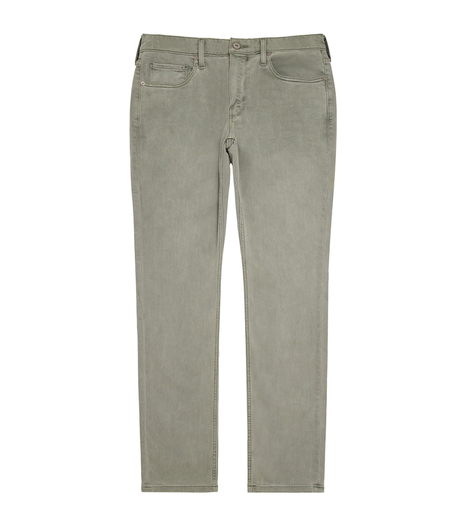 PAIGE Mens Lennox Slim Jeans Vintage Bonsai Image 1